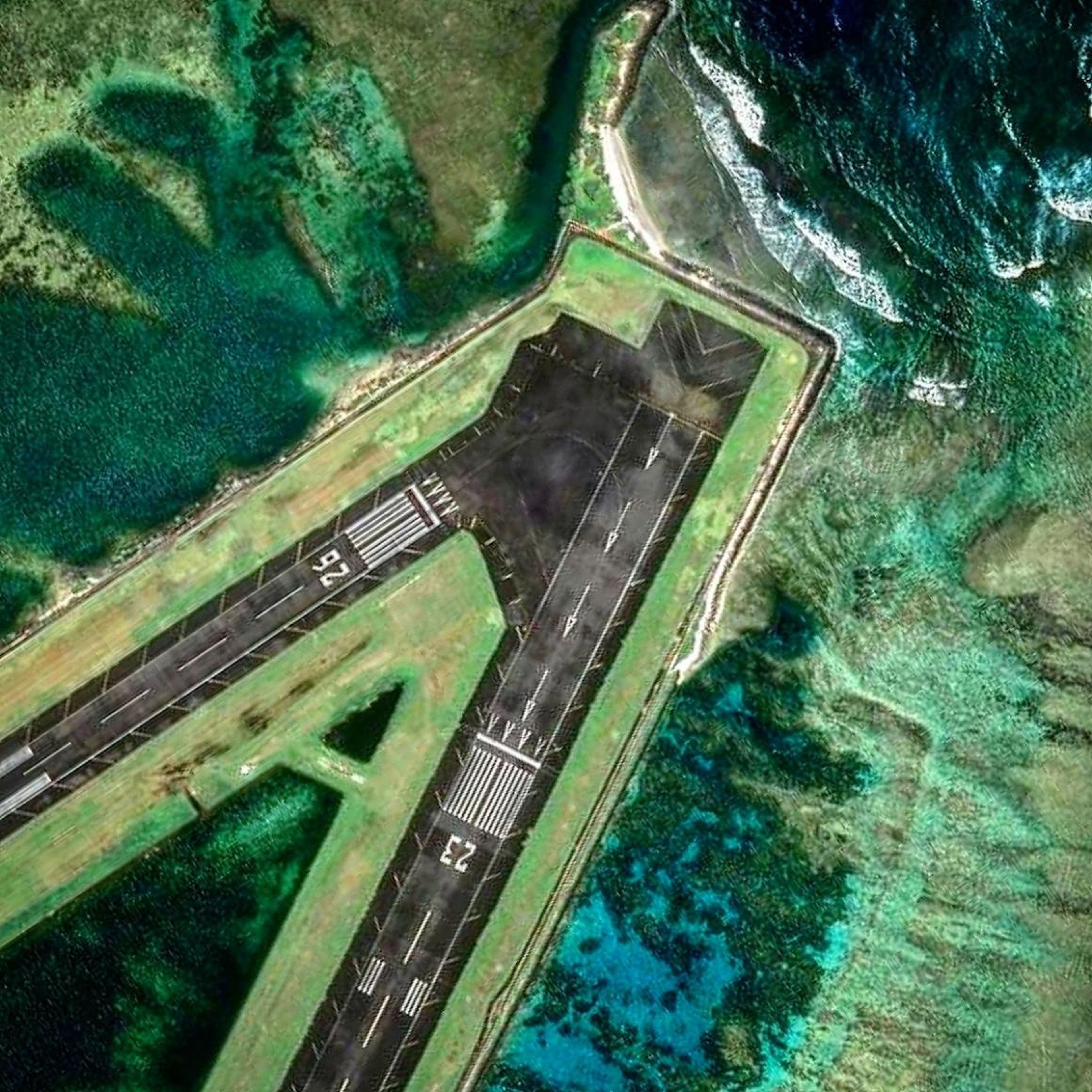 Pago Pago International Airport in American Samoa.