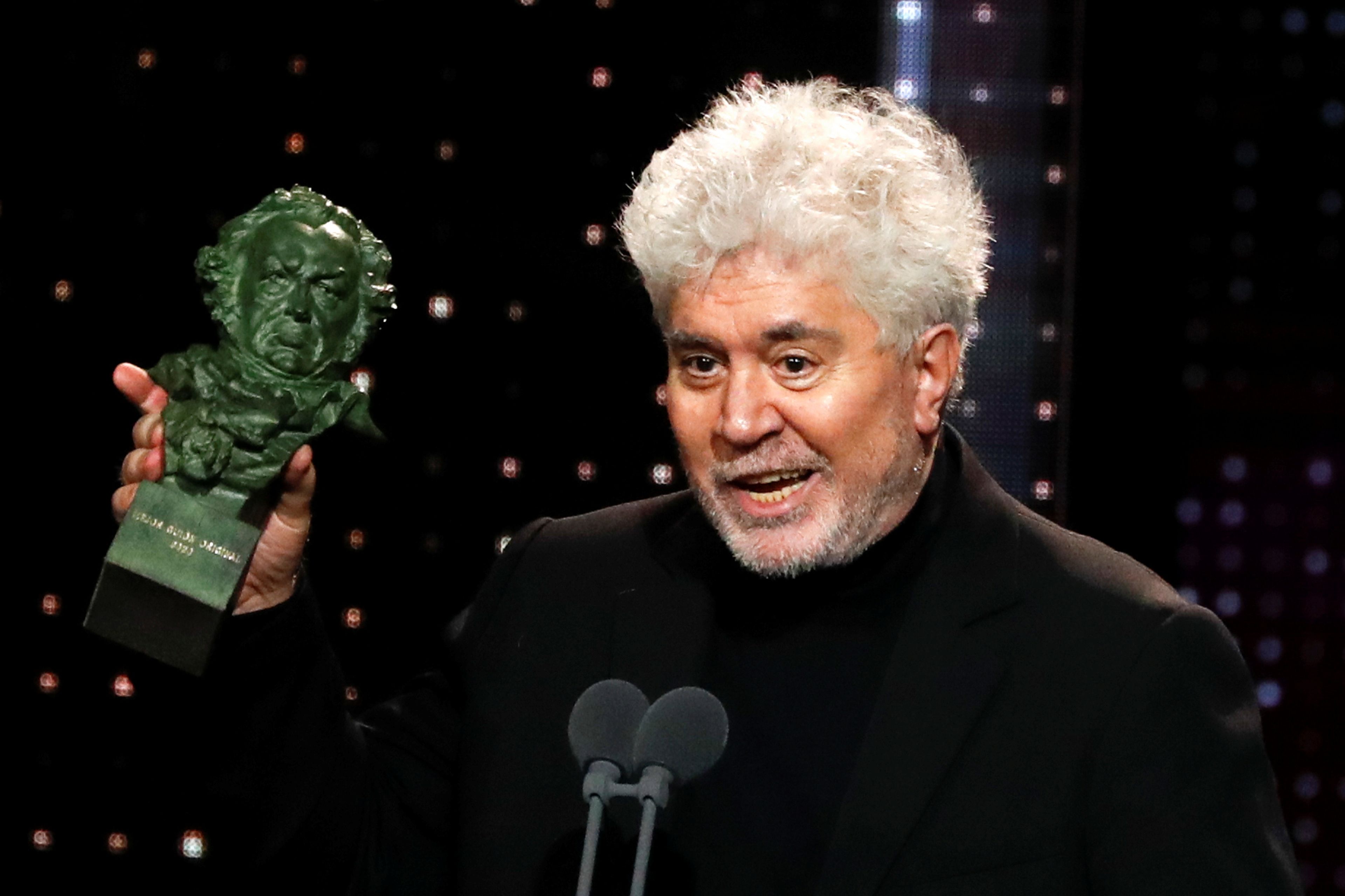 Pedro Almodóvar recoge un Premio Goya
