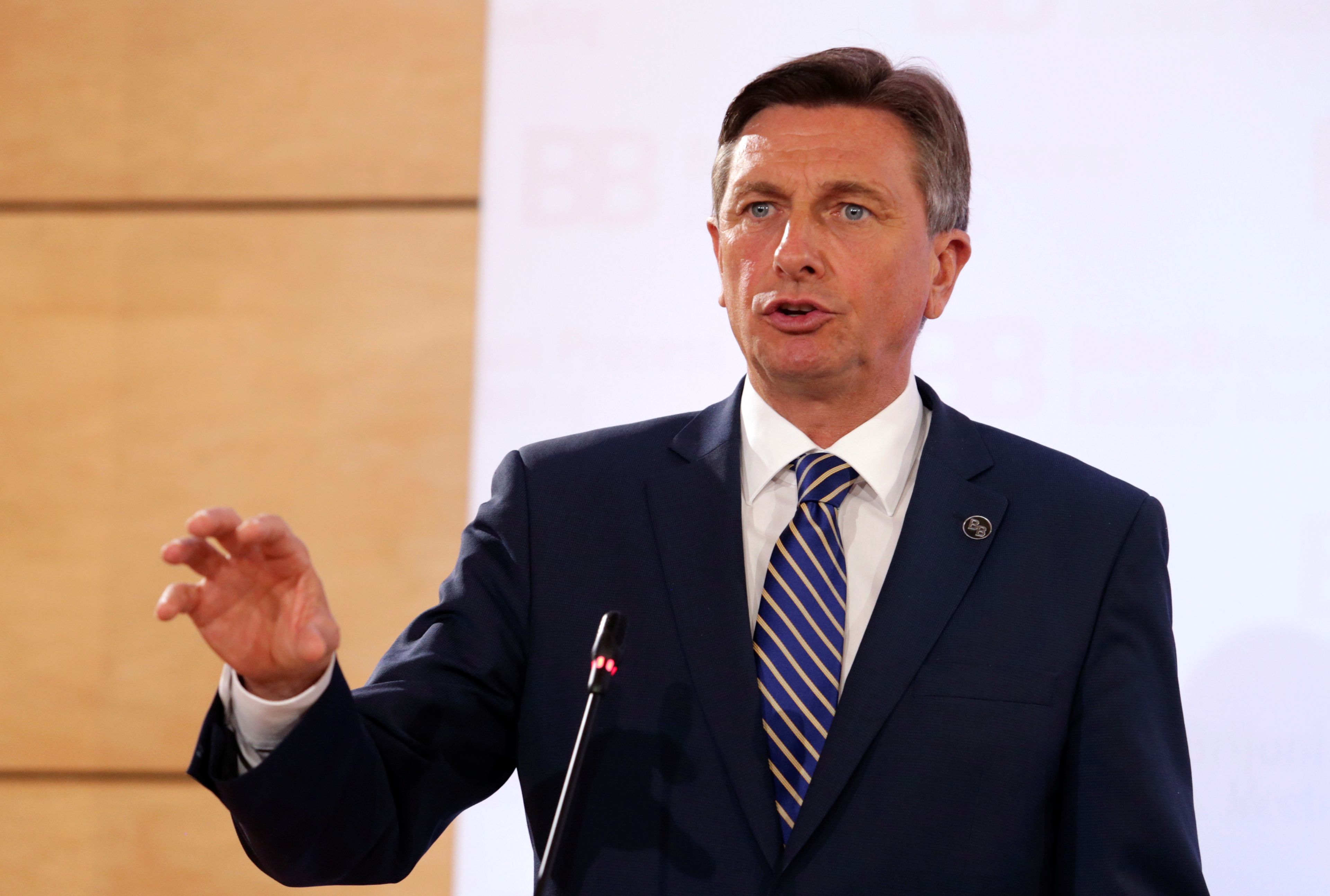 El presidente de Eslovenia, Borut Pahor.