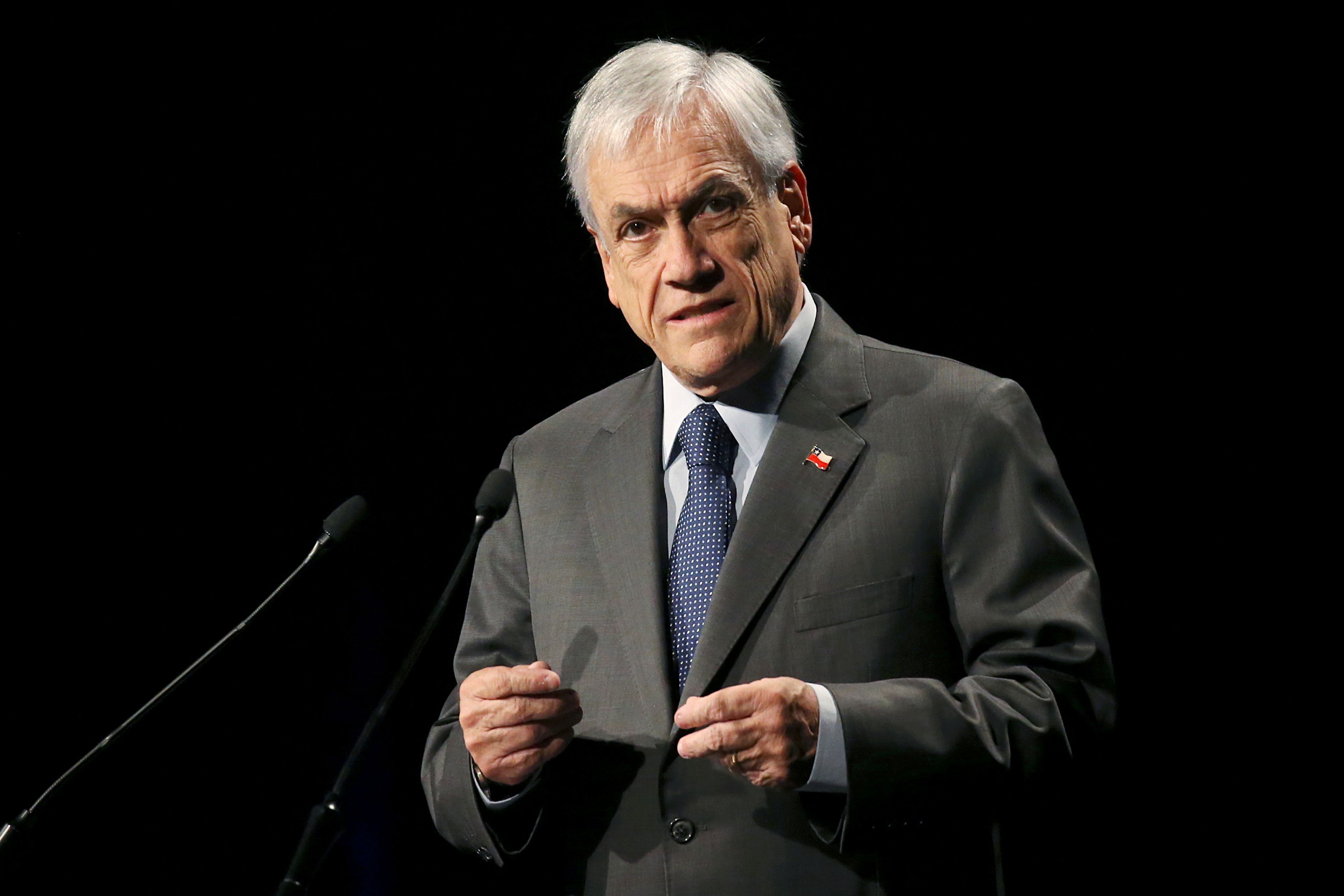 Sebastián Piñera, presidente chileno.