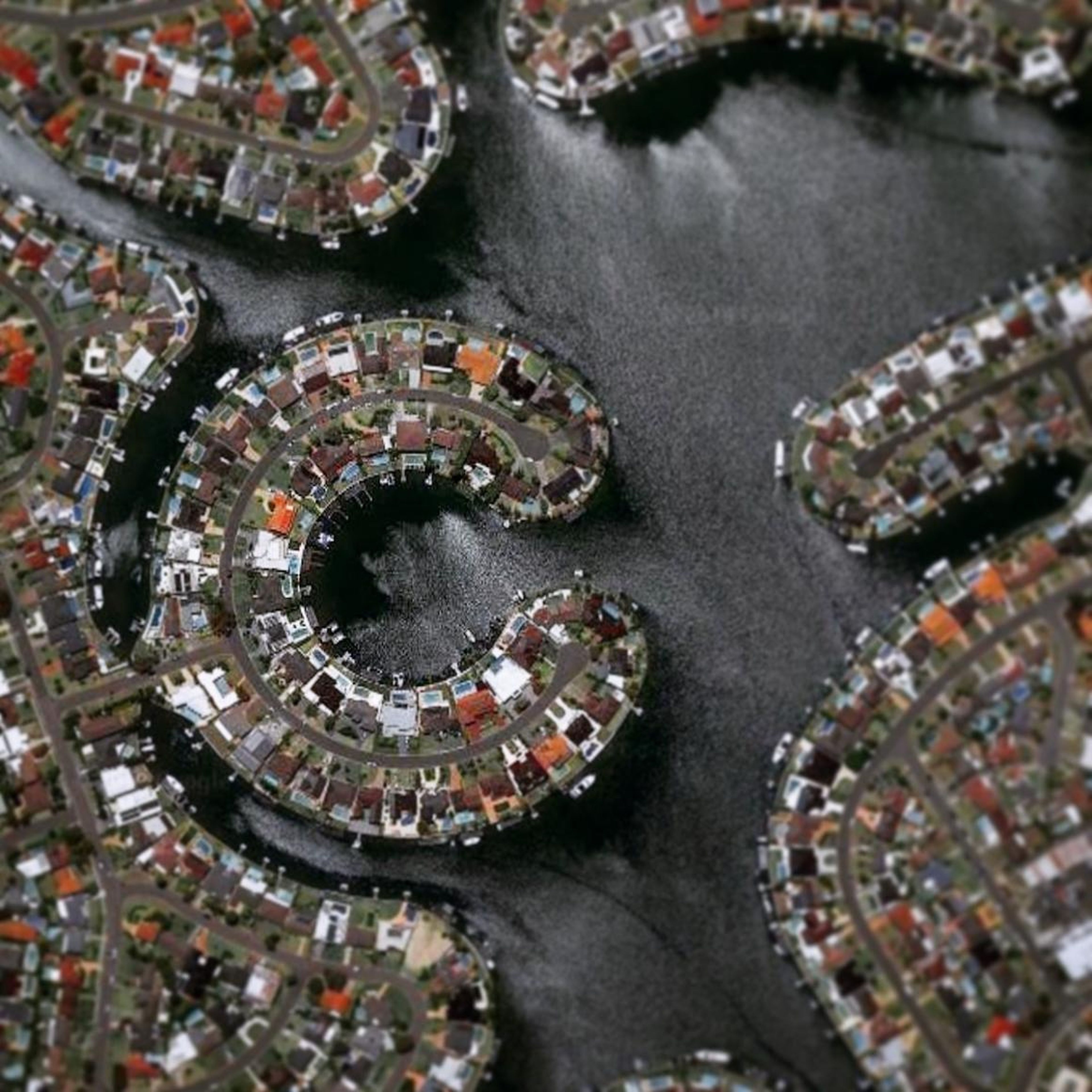 Imagen de Sydney tomada de una captura de pantalla de Google Earth y editada con un software que incluye Snapseed.