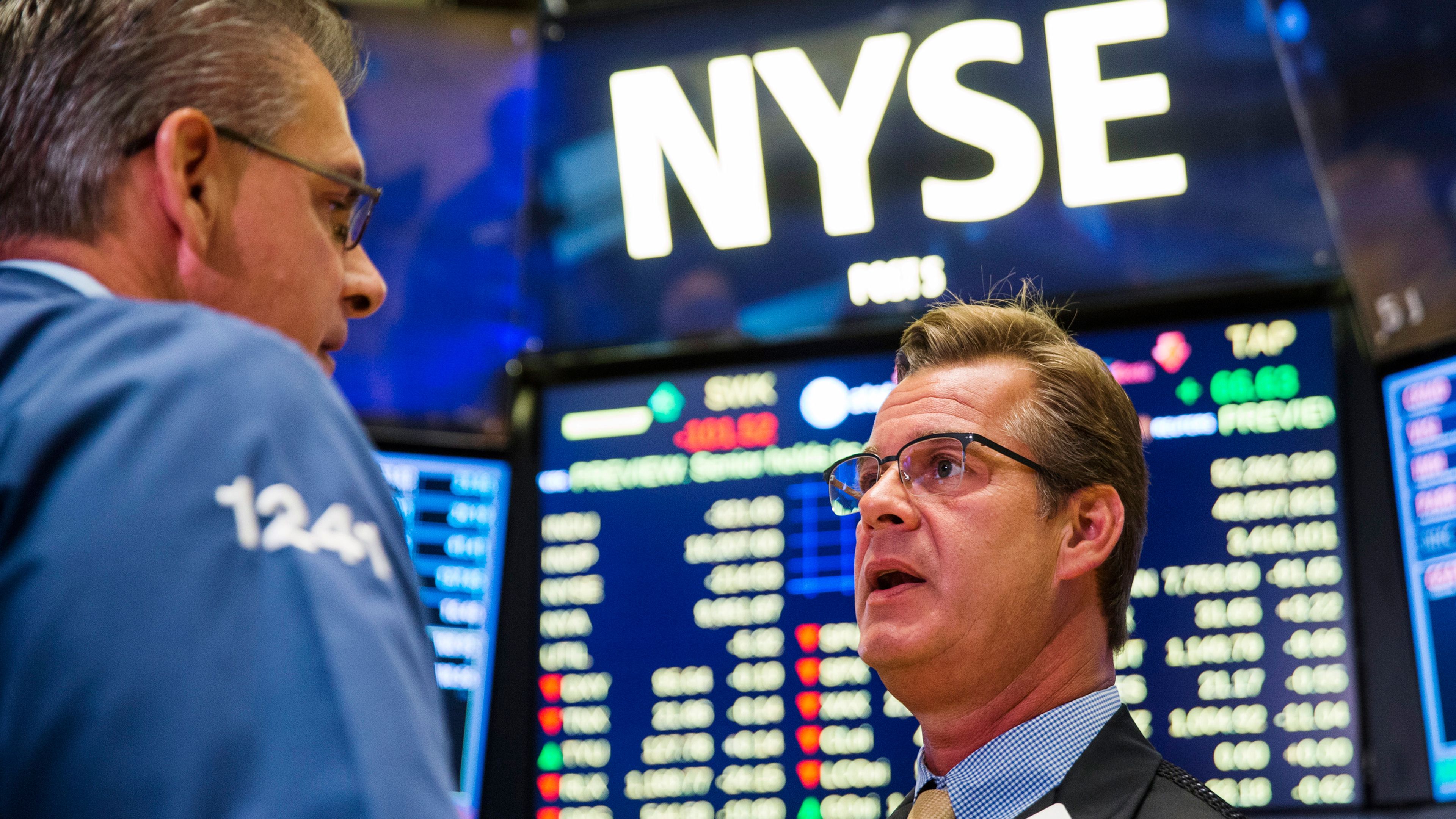 Traders en Wall Street