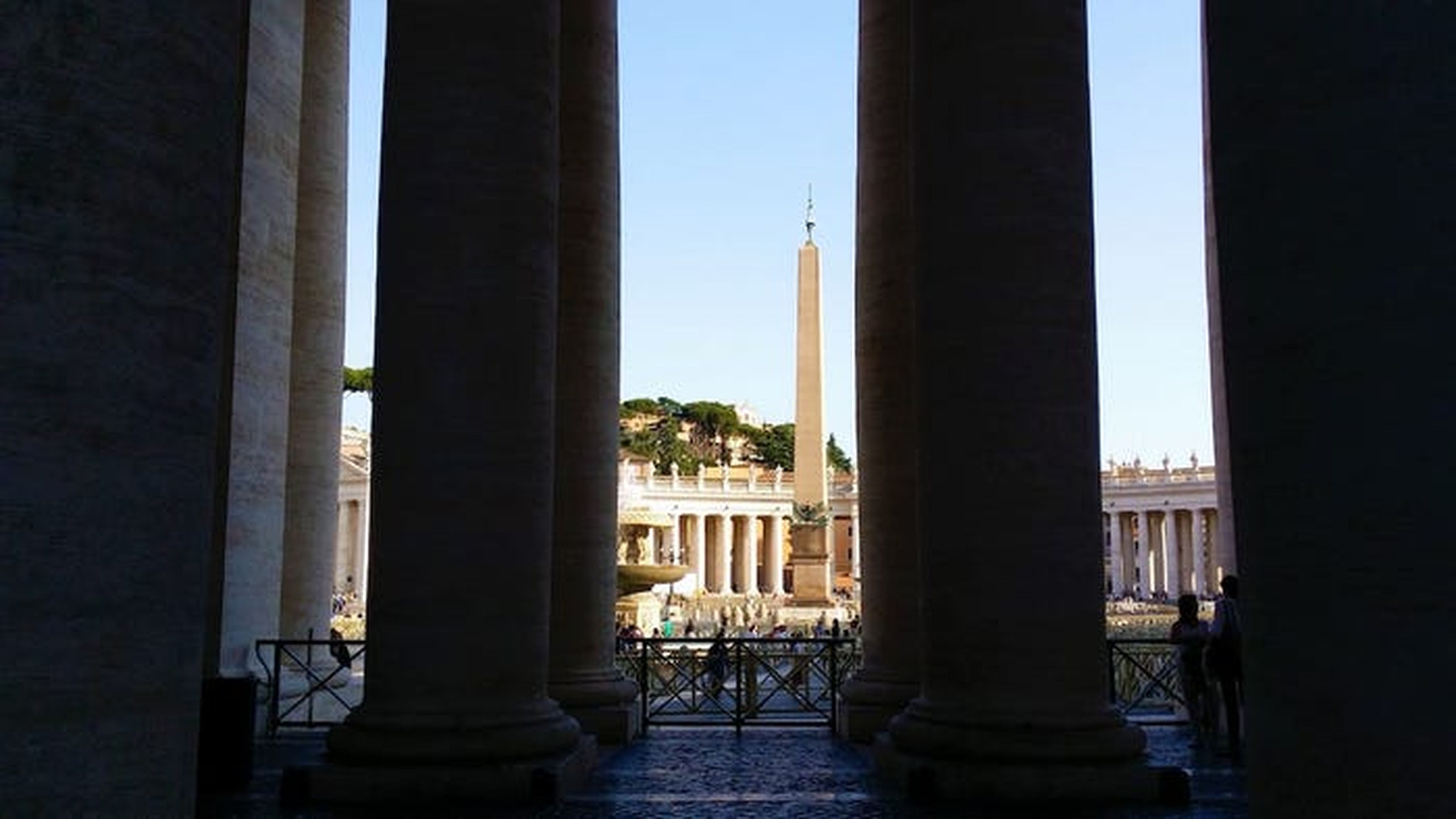 Una foto en la Plaza de San Pedro en la Ciudad del Vaticano