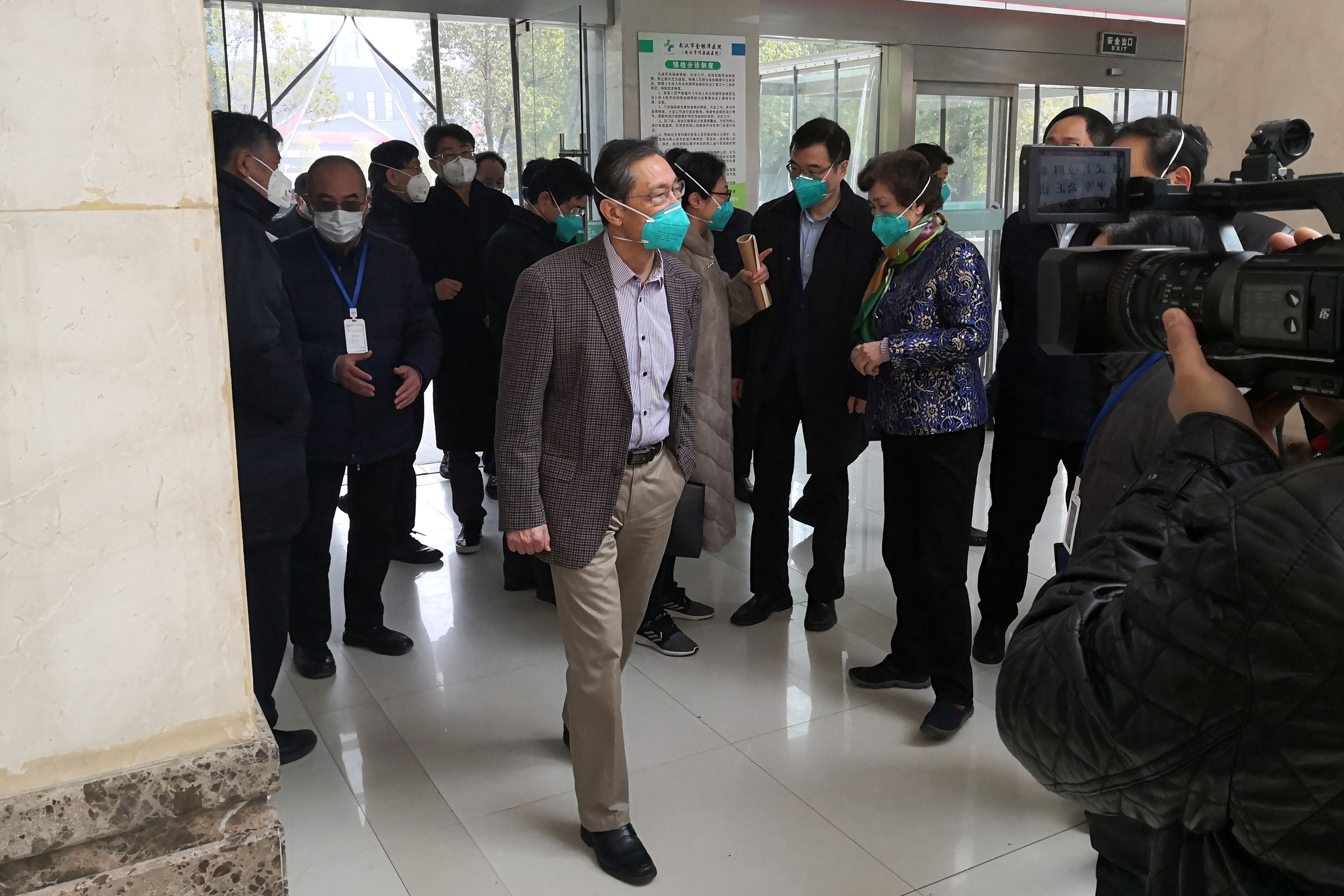 Zhong Nanshan, director del equipo de investigación que investiga el virus de Wuhan.
