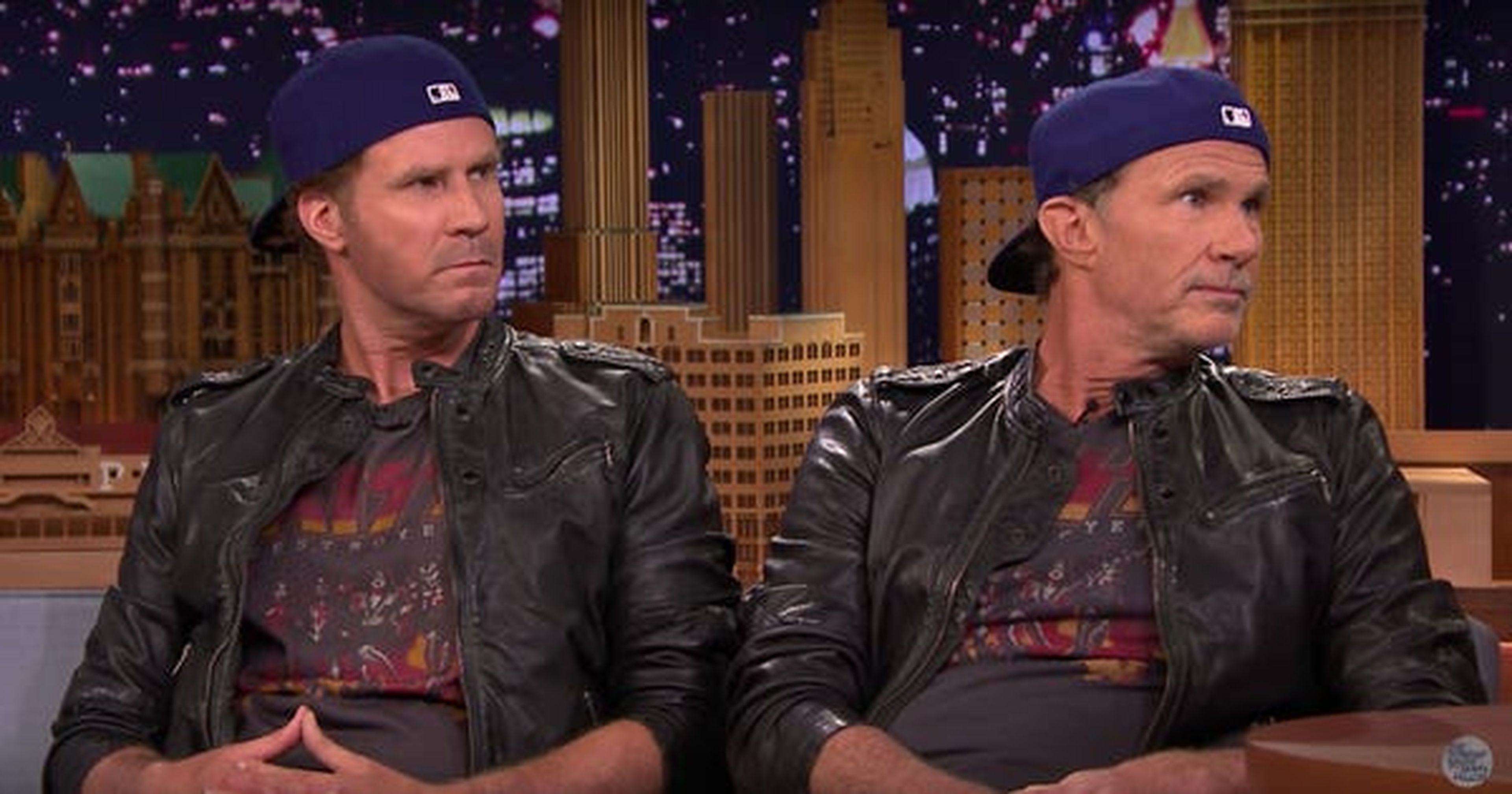 Will Ferrell (izquierda) y Chad Smith se tomaron a broma su parecido físico.