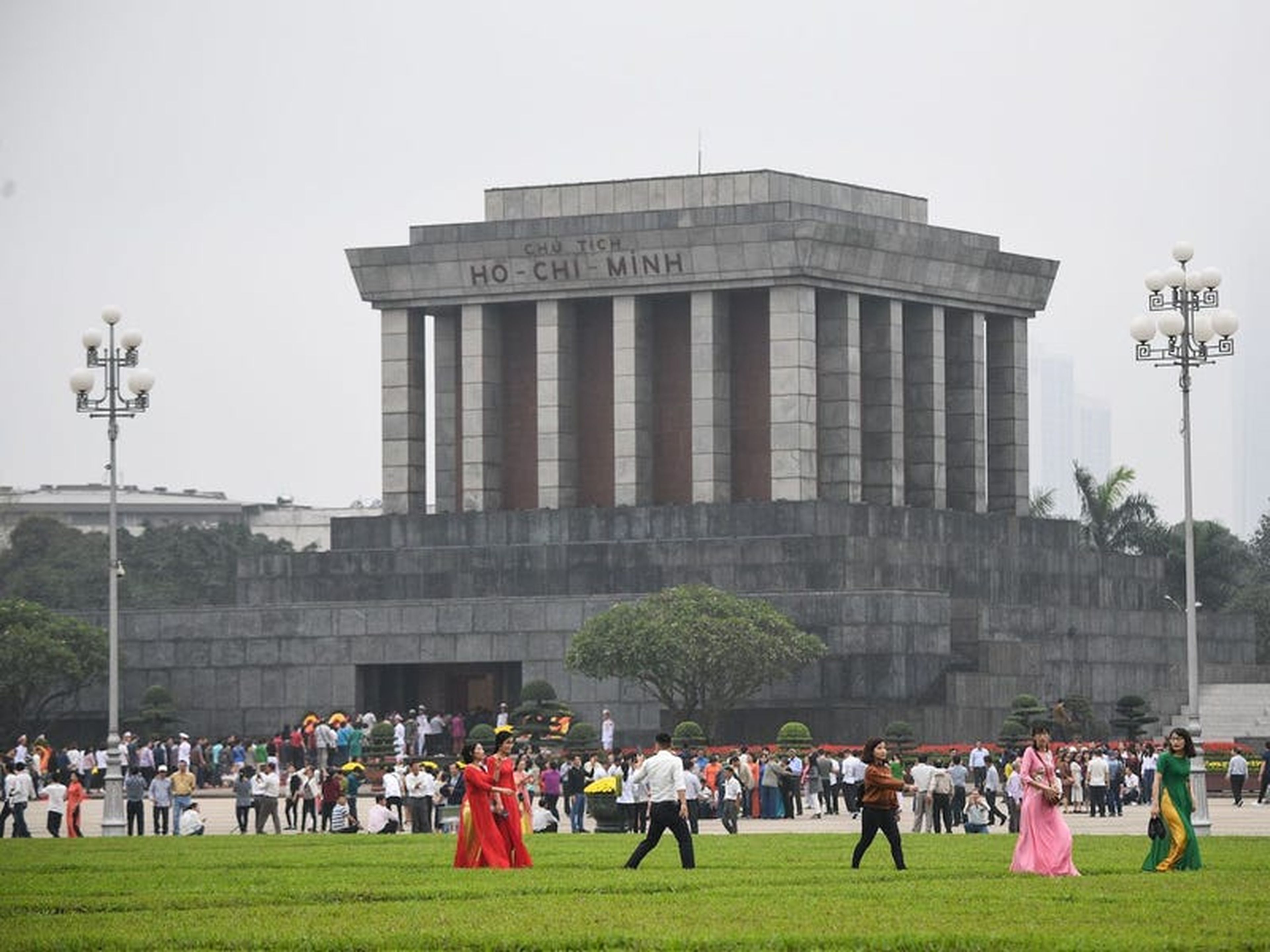 El mausoleo de Ho Chi Minh en Hanoi el 2 de marzo de 2019.
