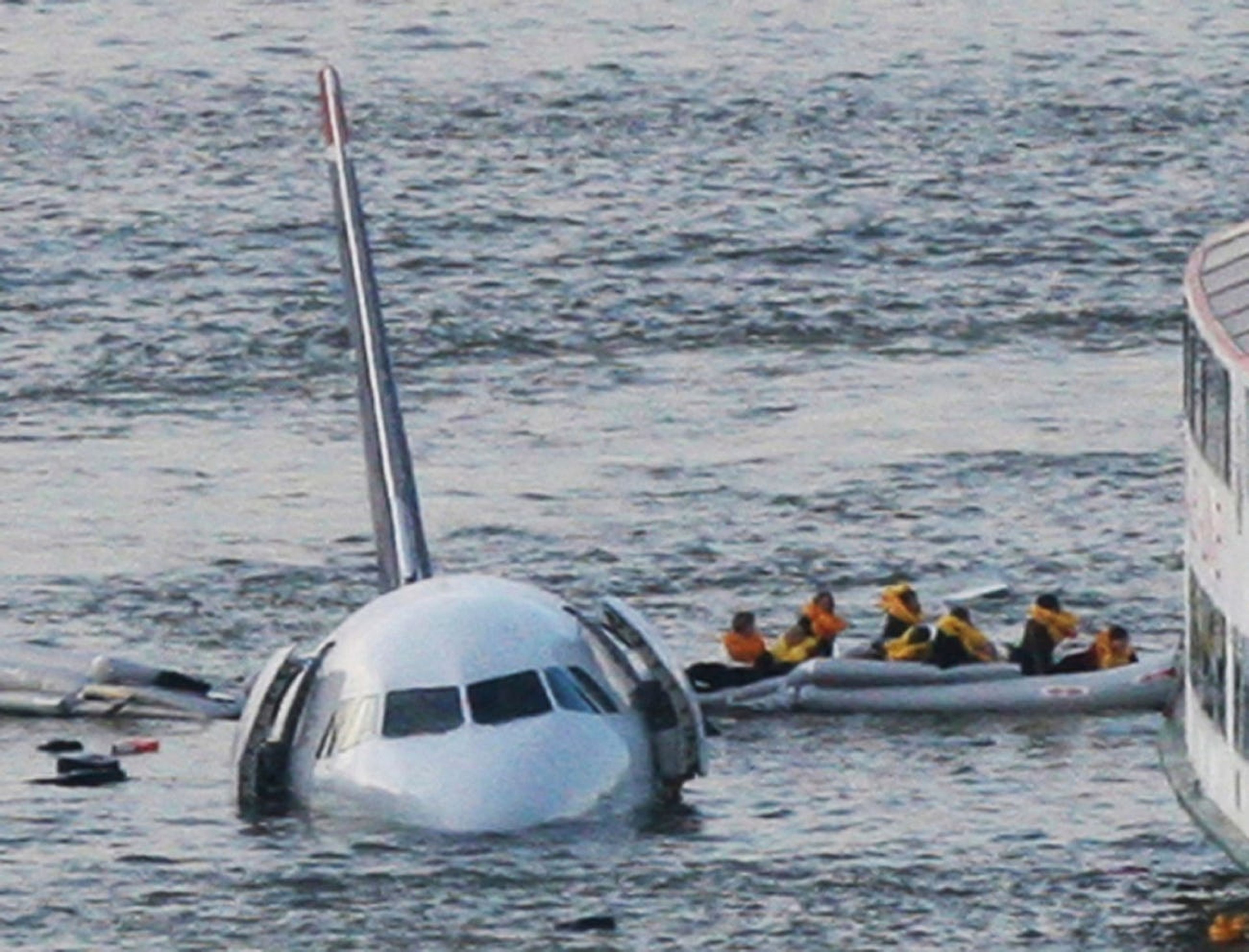 El avión del "milagro en el río Hudson".