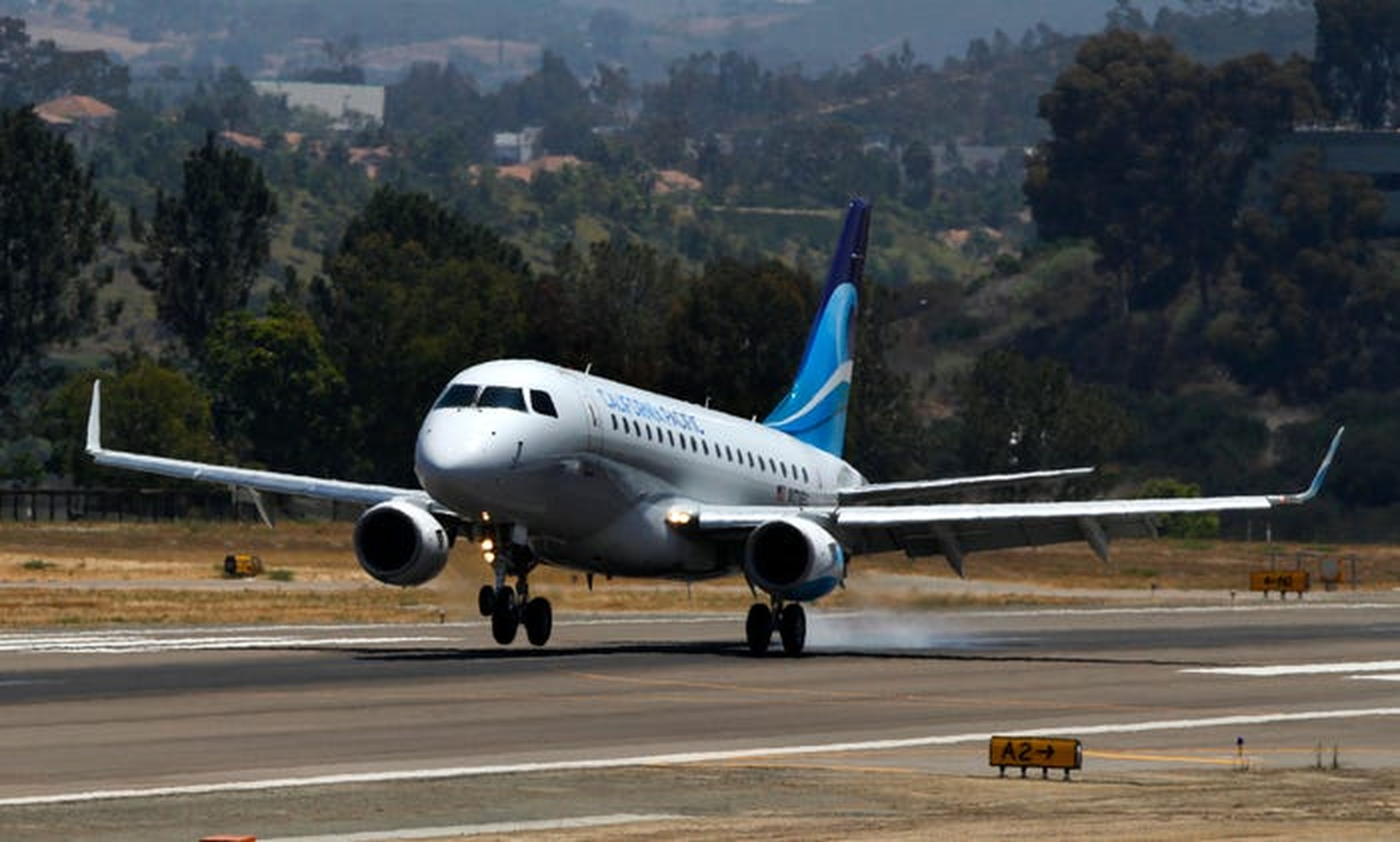 Un avión de California Pacific Airlines.