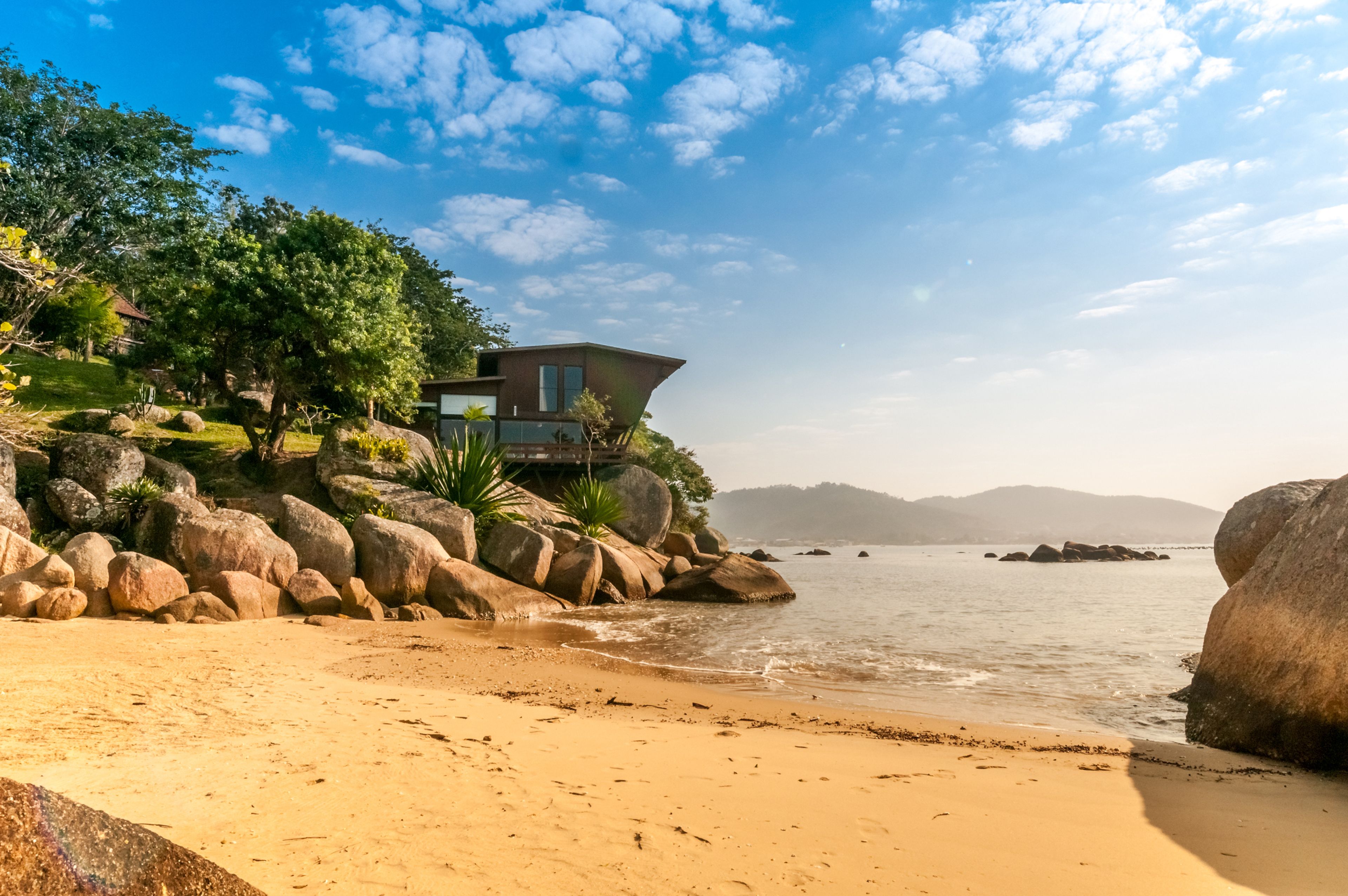 casa con playa propia en Brasil, Airbnb