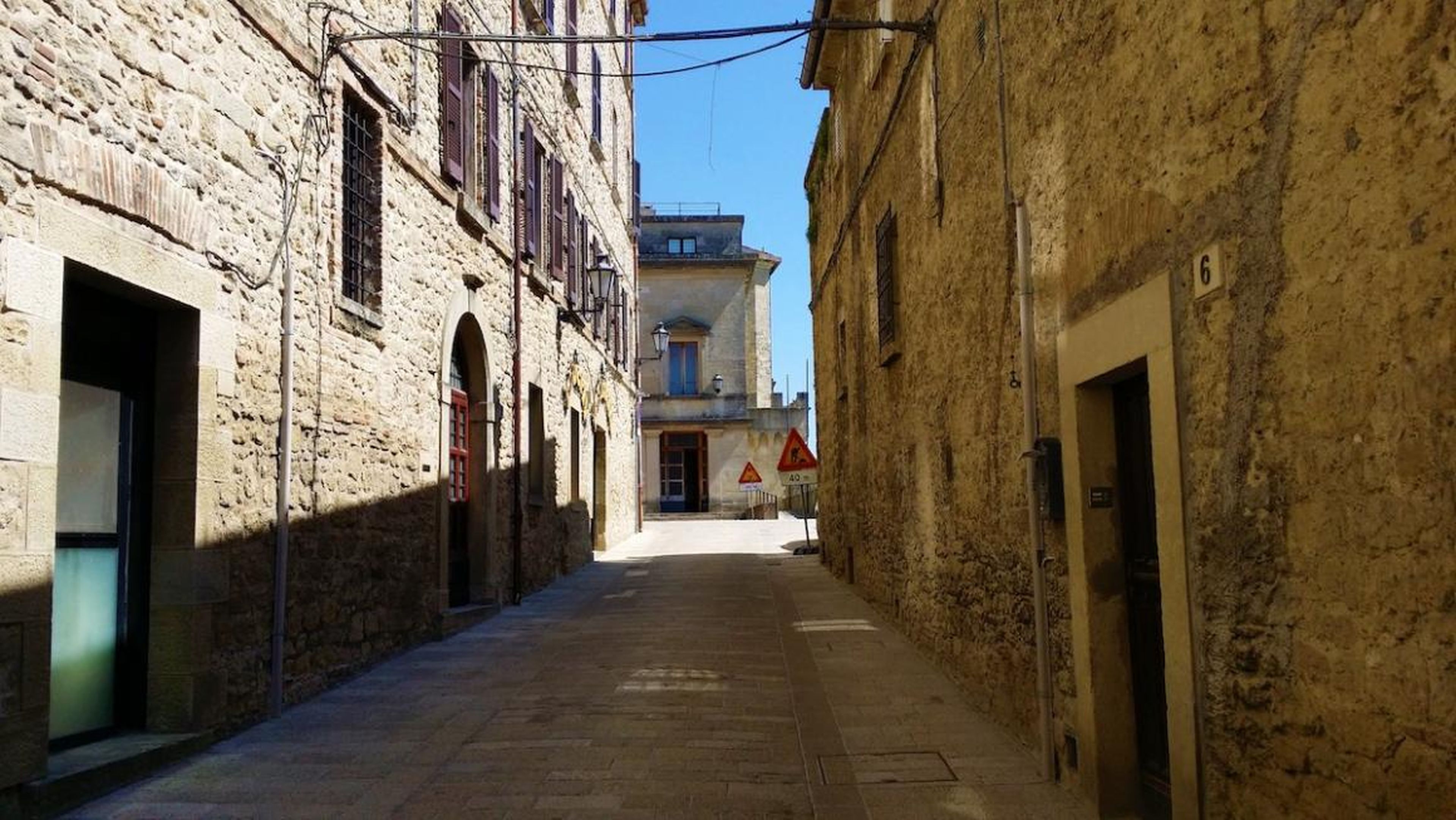 Una calle de San Marino.