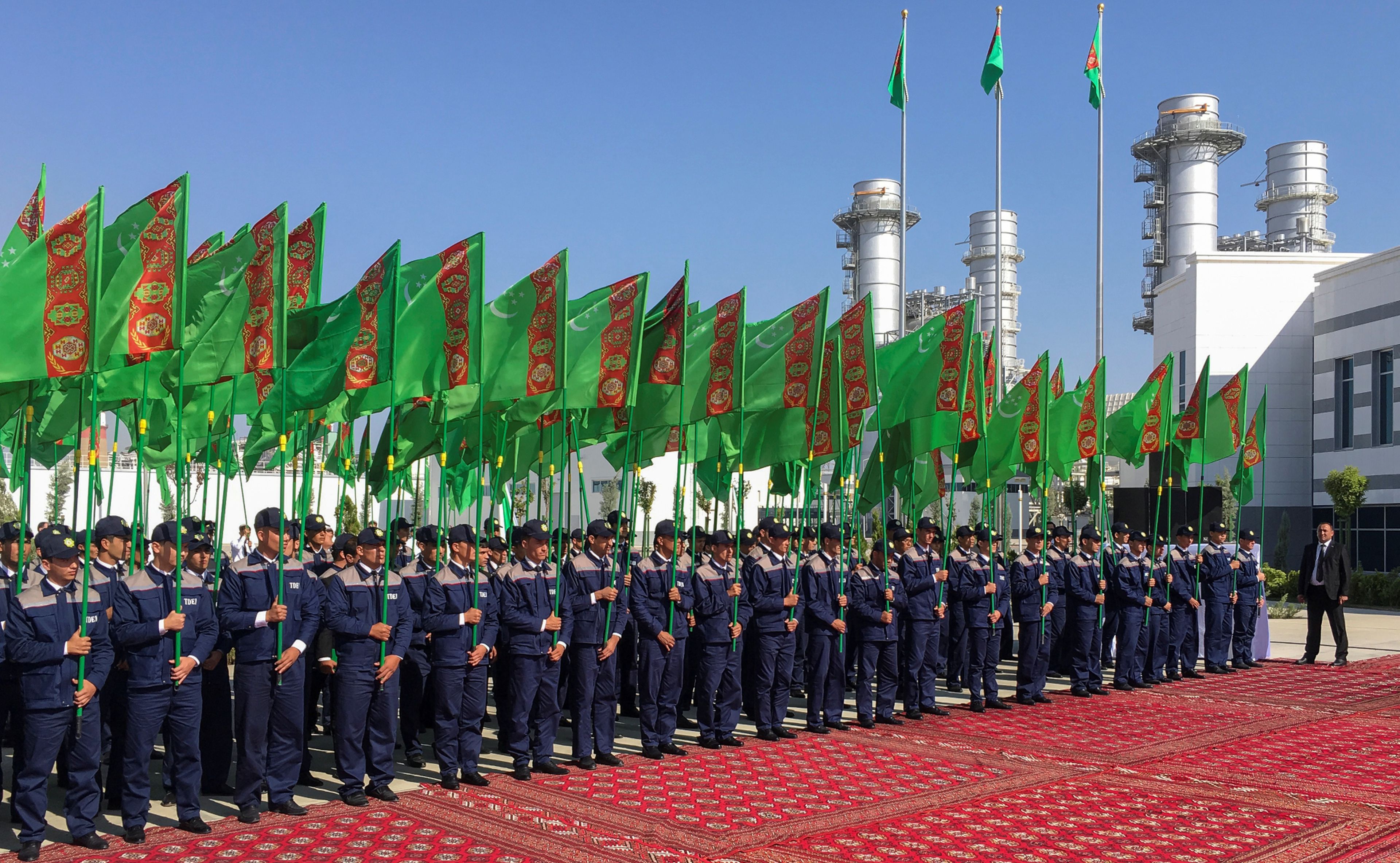 Inauguración de una central eléctrica en Turkmenistán