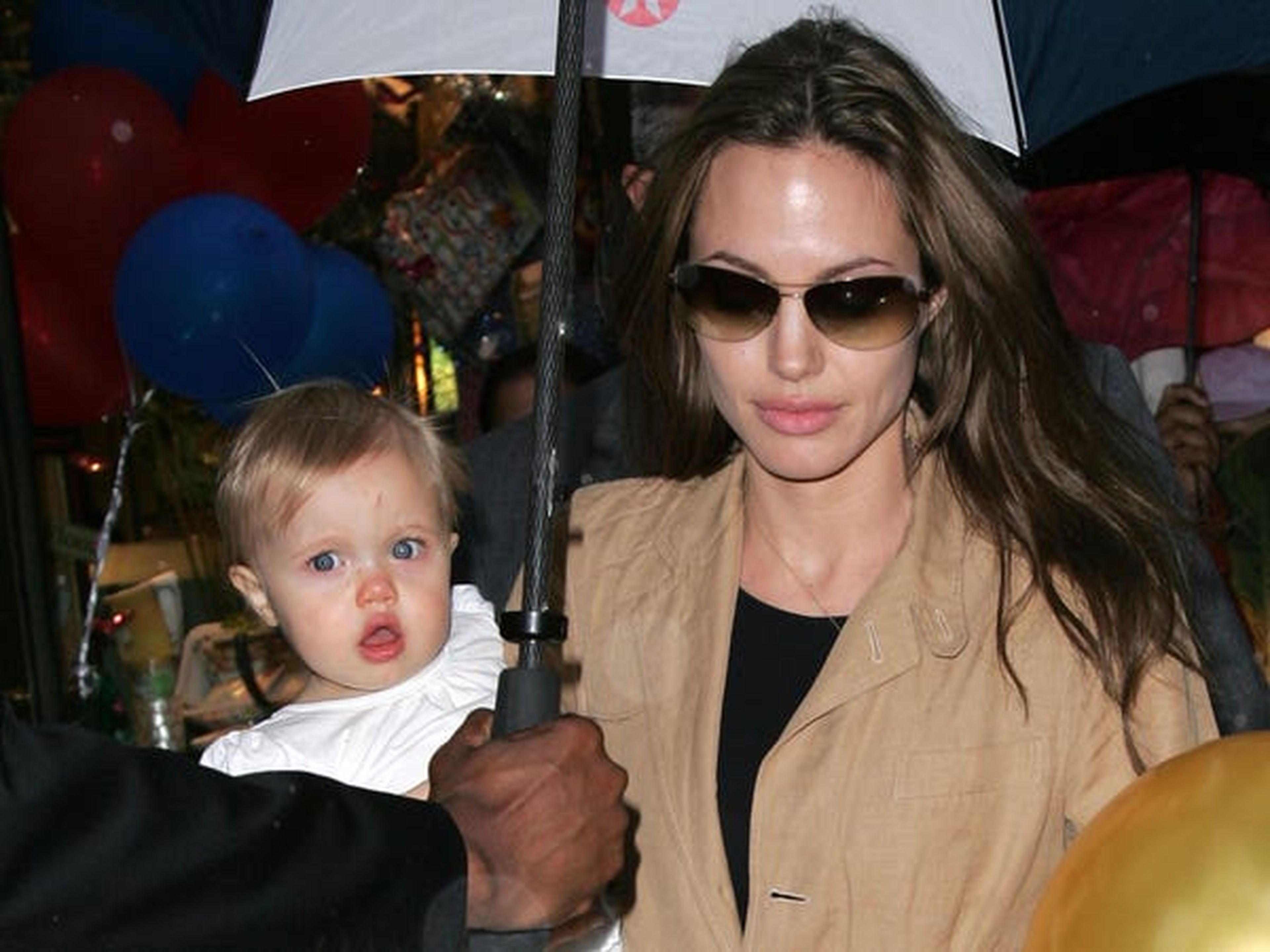 Angelina Jolie con Shiloh en 2007.