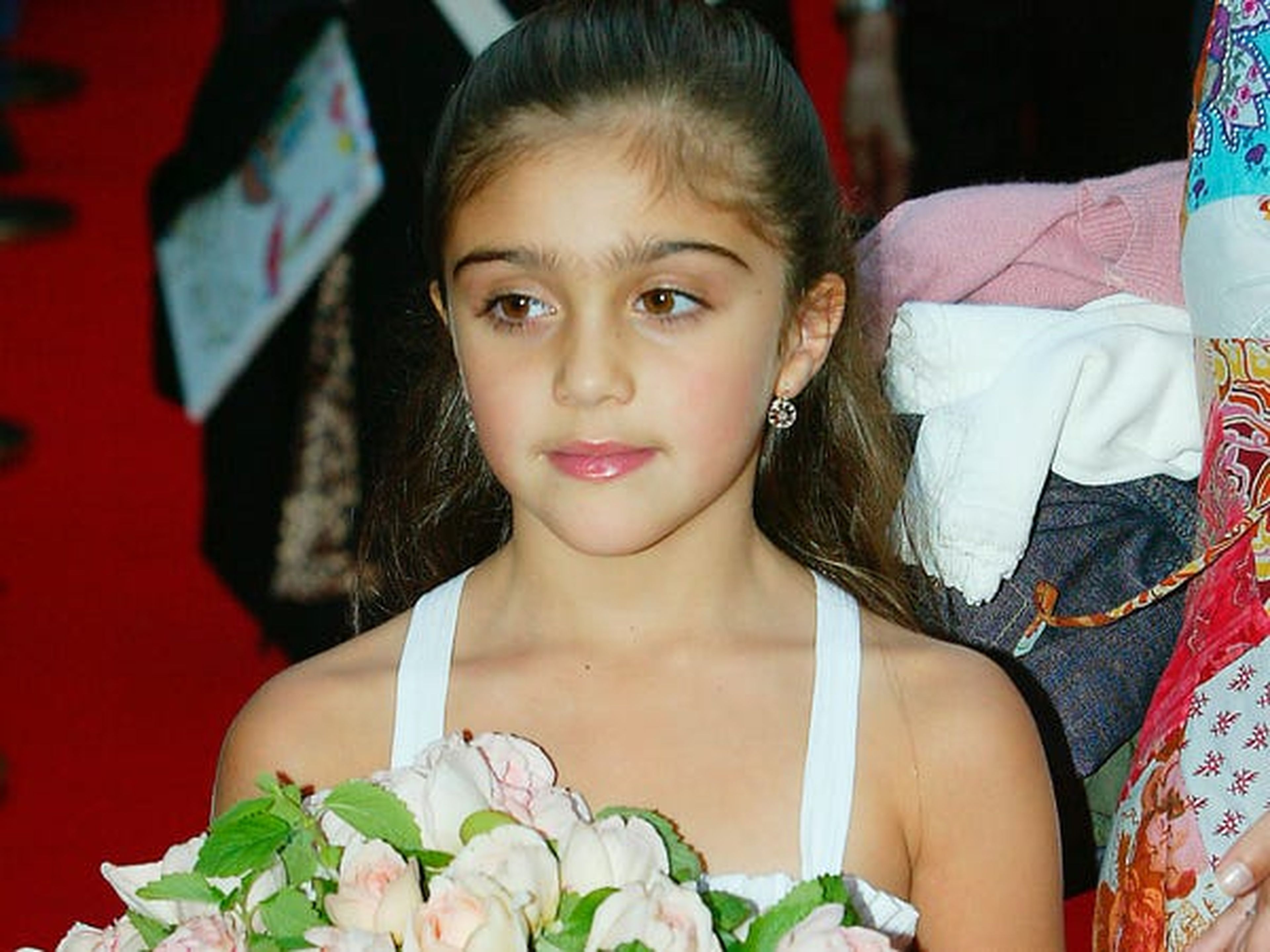 La hija de Madonna, Lourdes, en 2003.