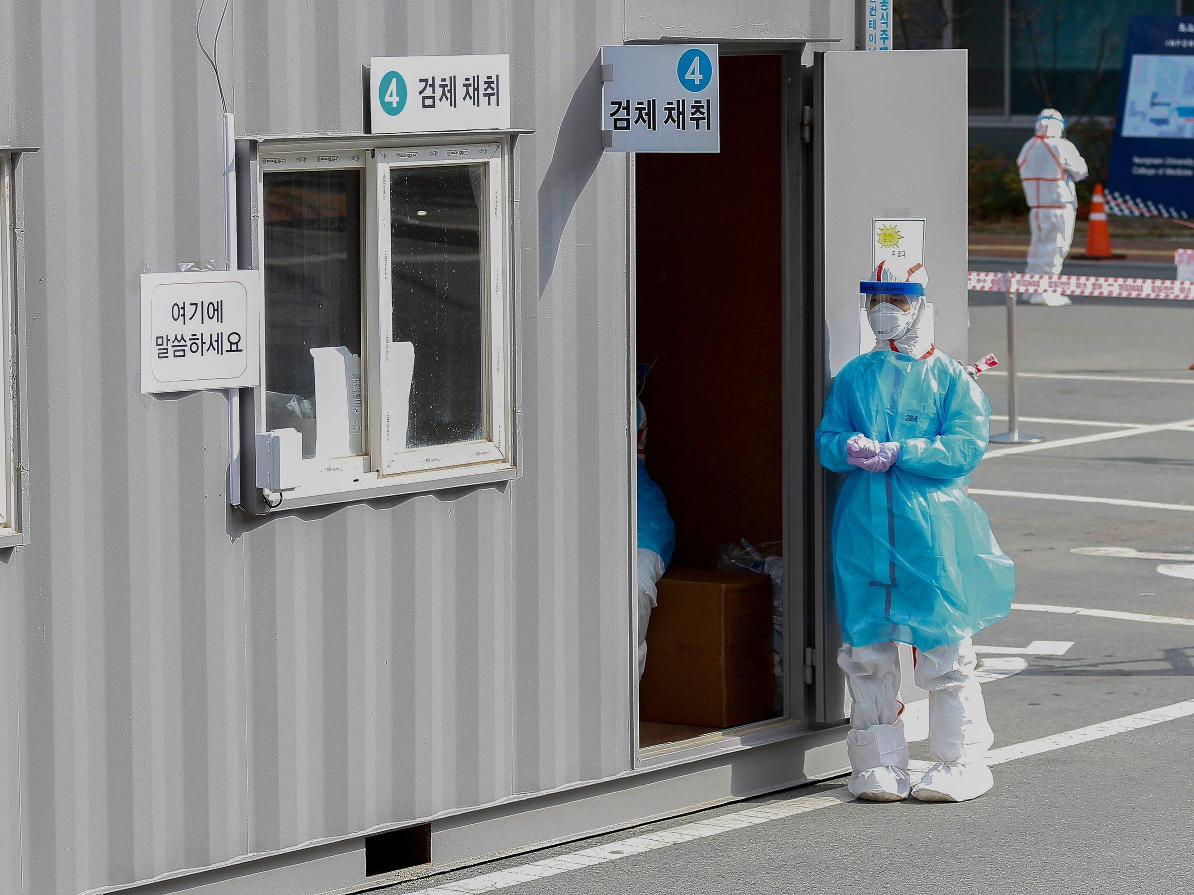 Equipo médico en Corea del Sur
