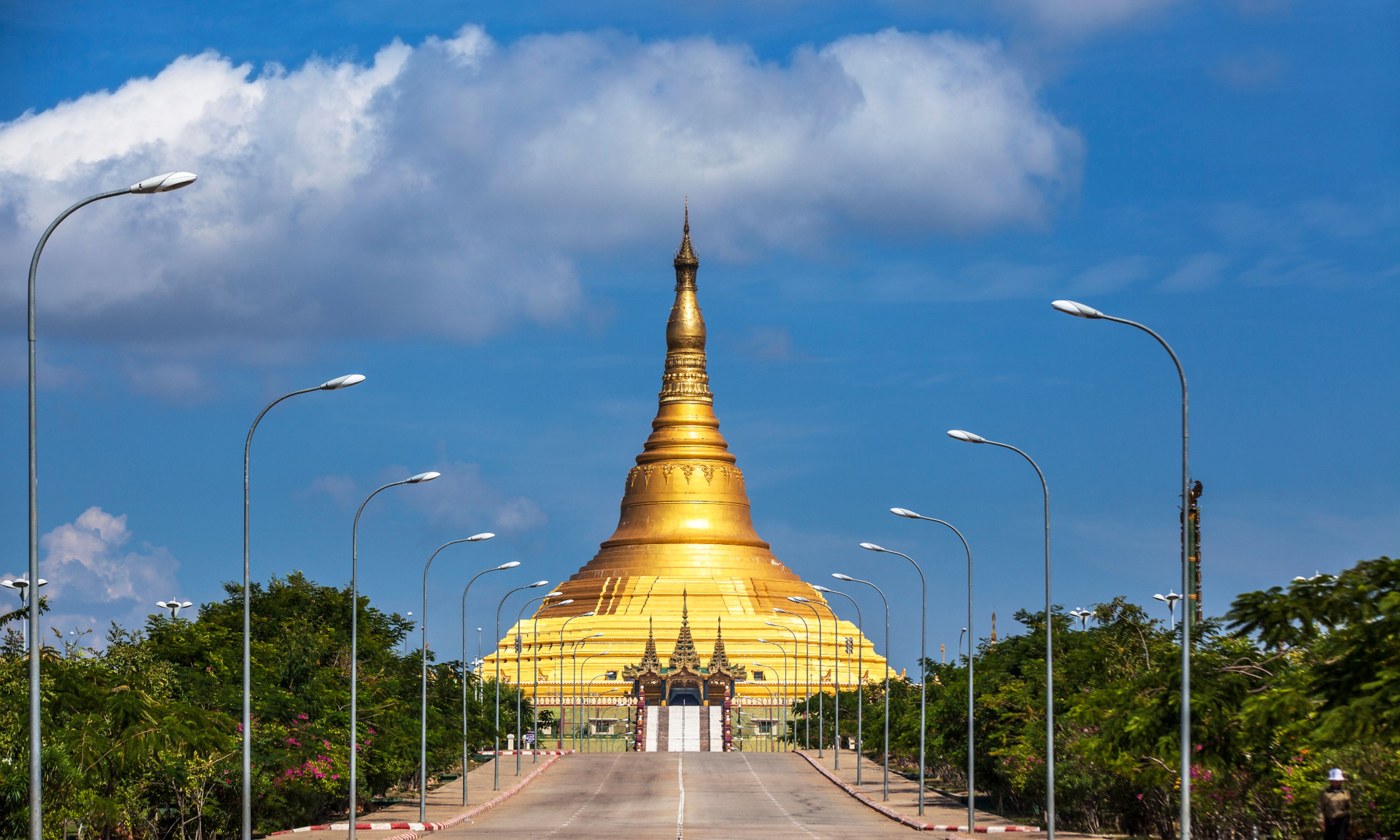 Pagoda Uppatasanti en Naypyidaw, la capital de Myanmar