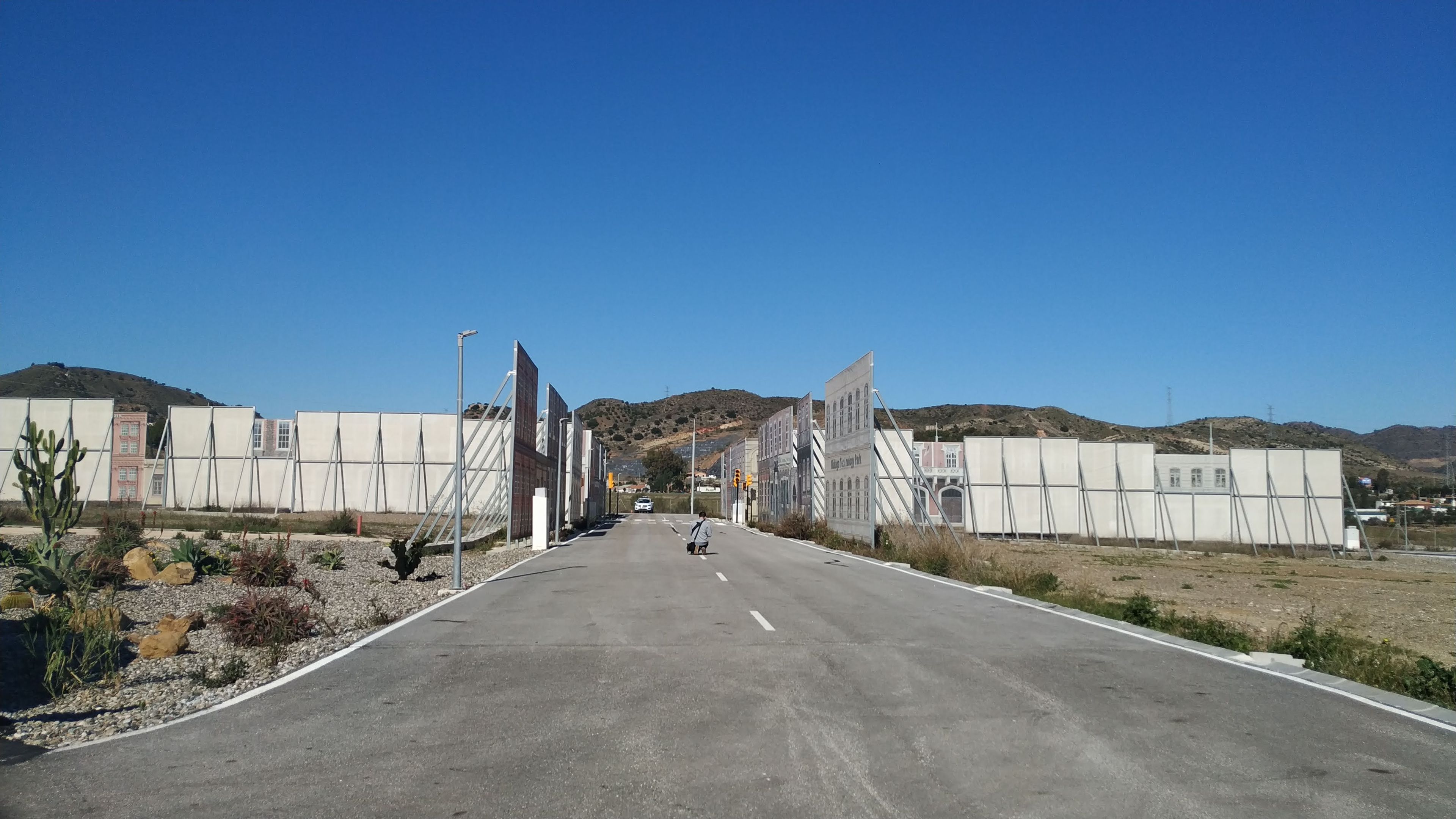 Parte del circuito de los 51.000 kilómetros cuadrados que ha desarrollado Telefónica en Málaga para probar el coche conectado.