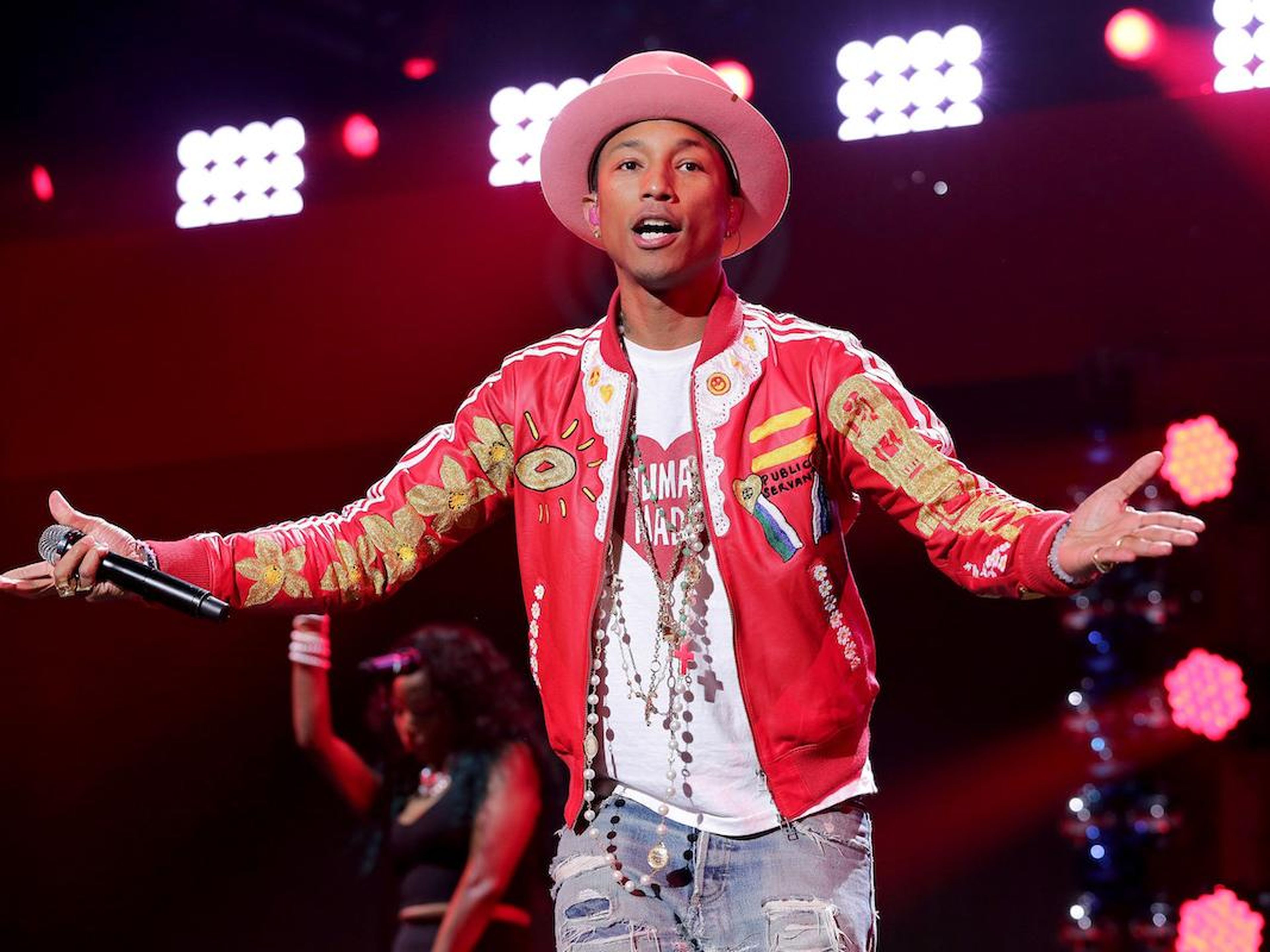 Pharrell estrenó el vídeo de 'Happy' en 2013.