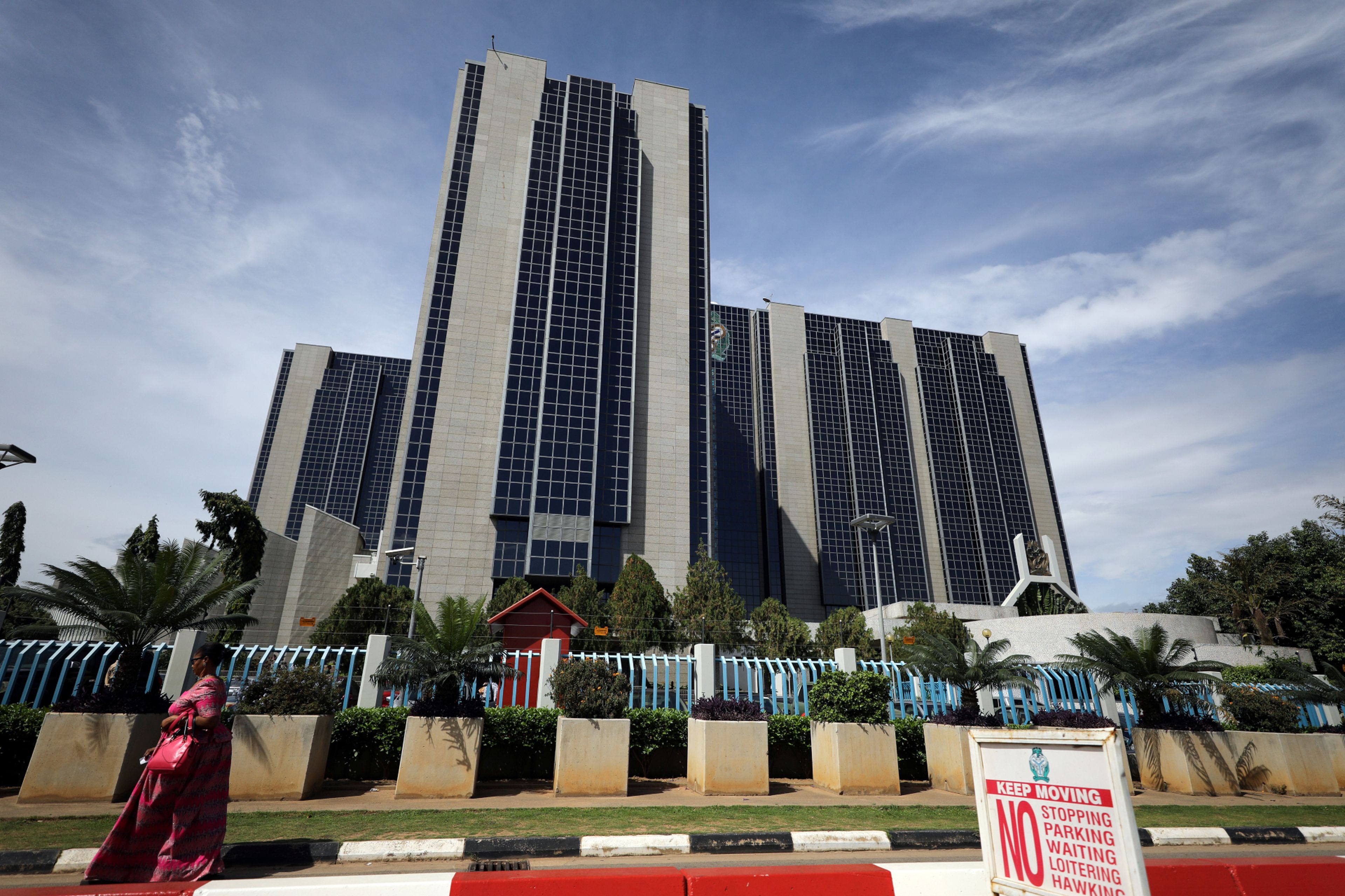 Sede del Banco Central de Nigeria en la capital del país, Abuja