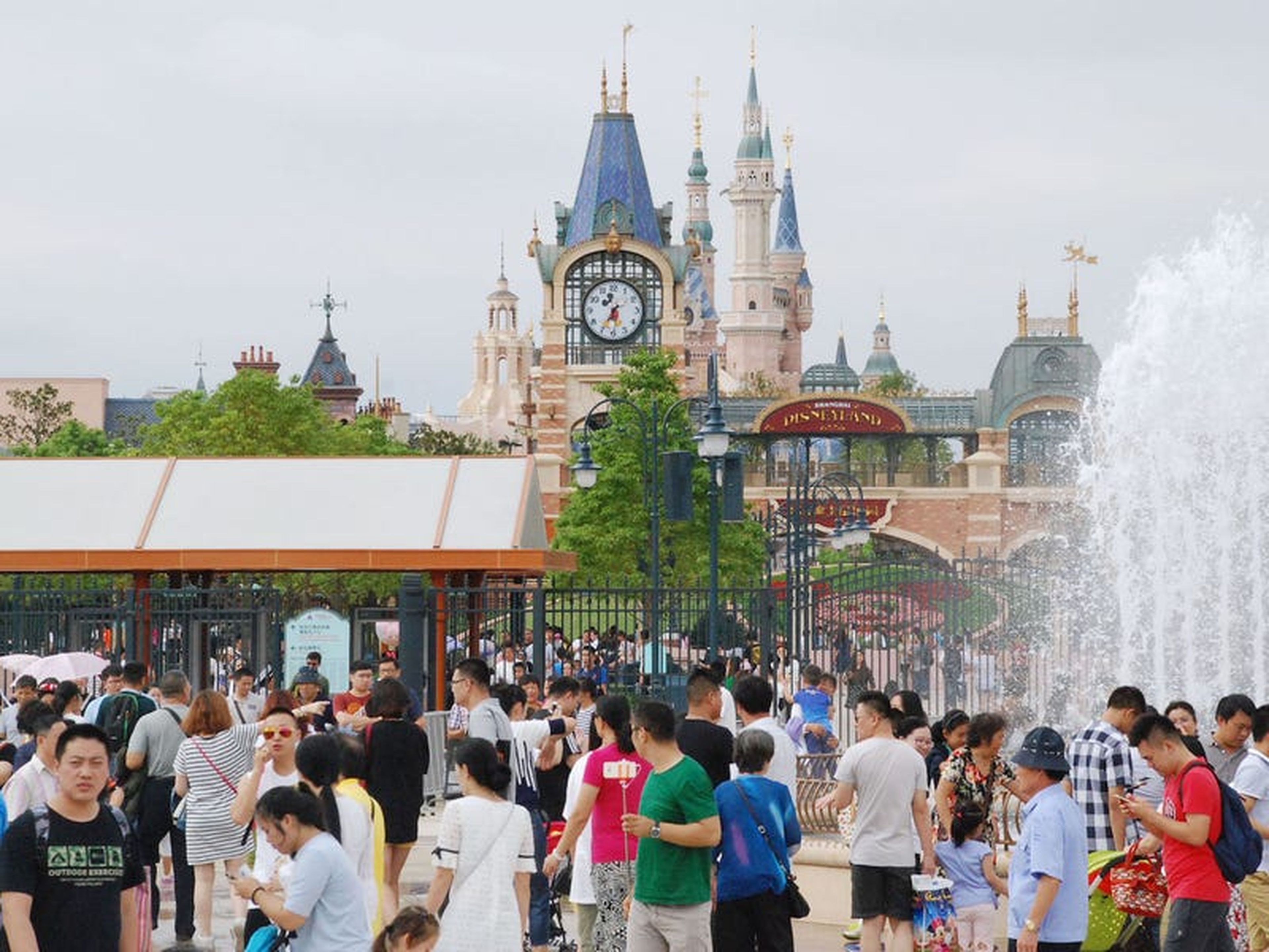 Shanghai Disneyland el 4 de octubre de 2016.