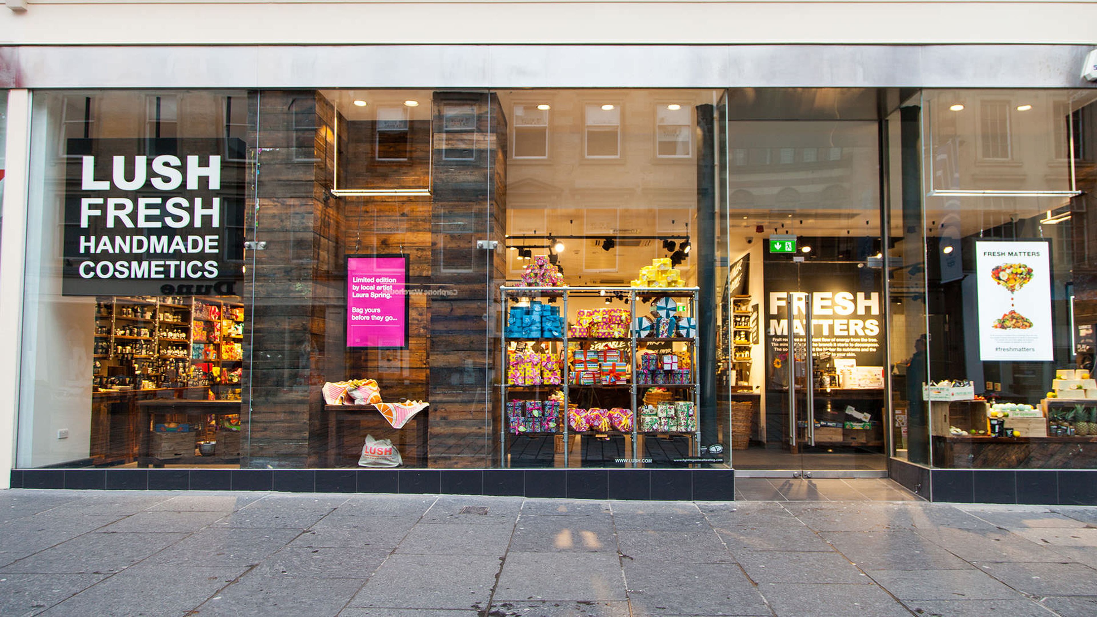 La tienda de Lush en Buchanan Street en Glasgow