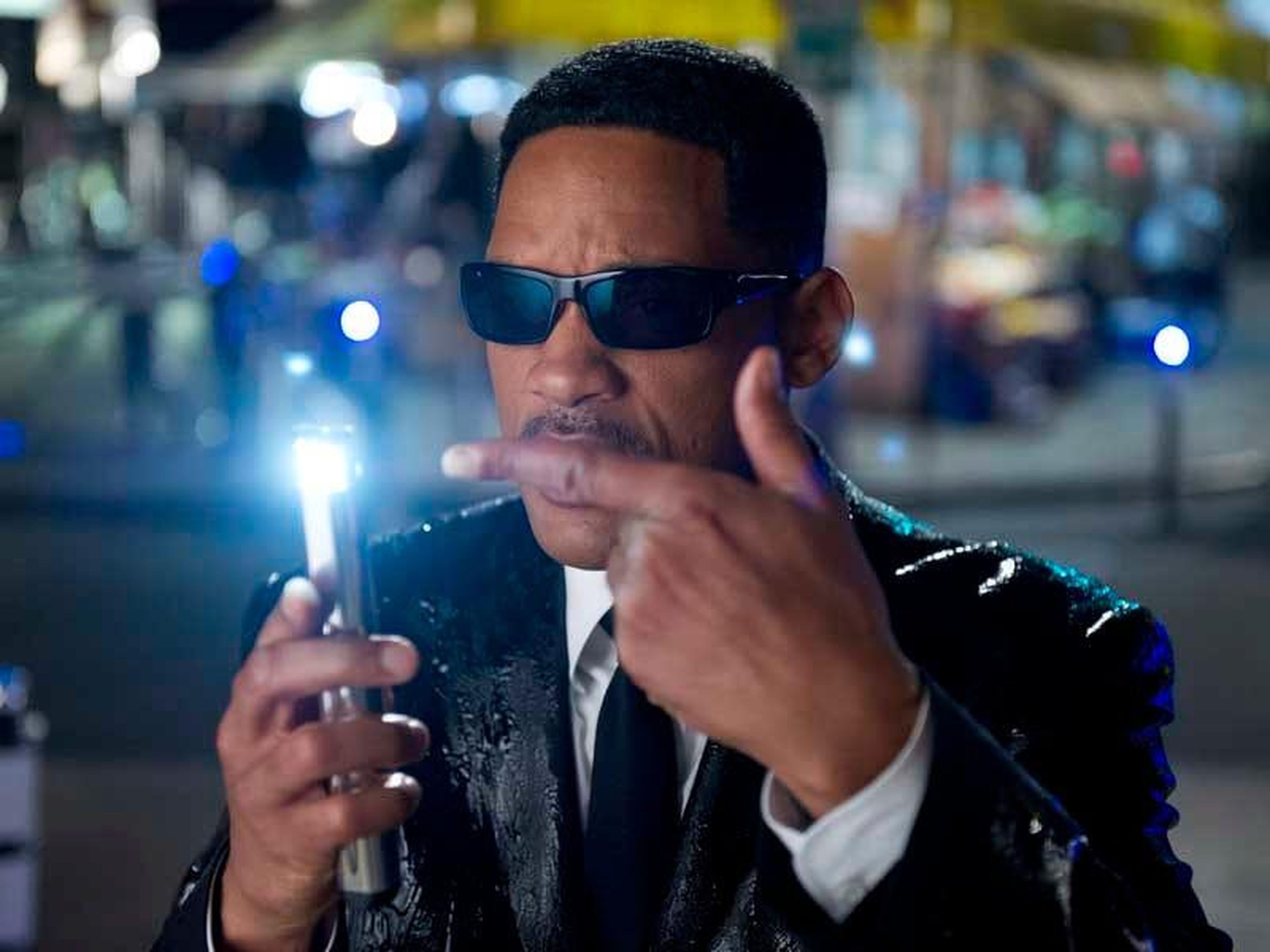 1. Will Smith as Agent J in "Men in Black 3"