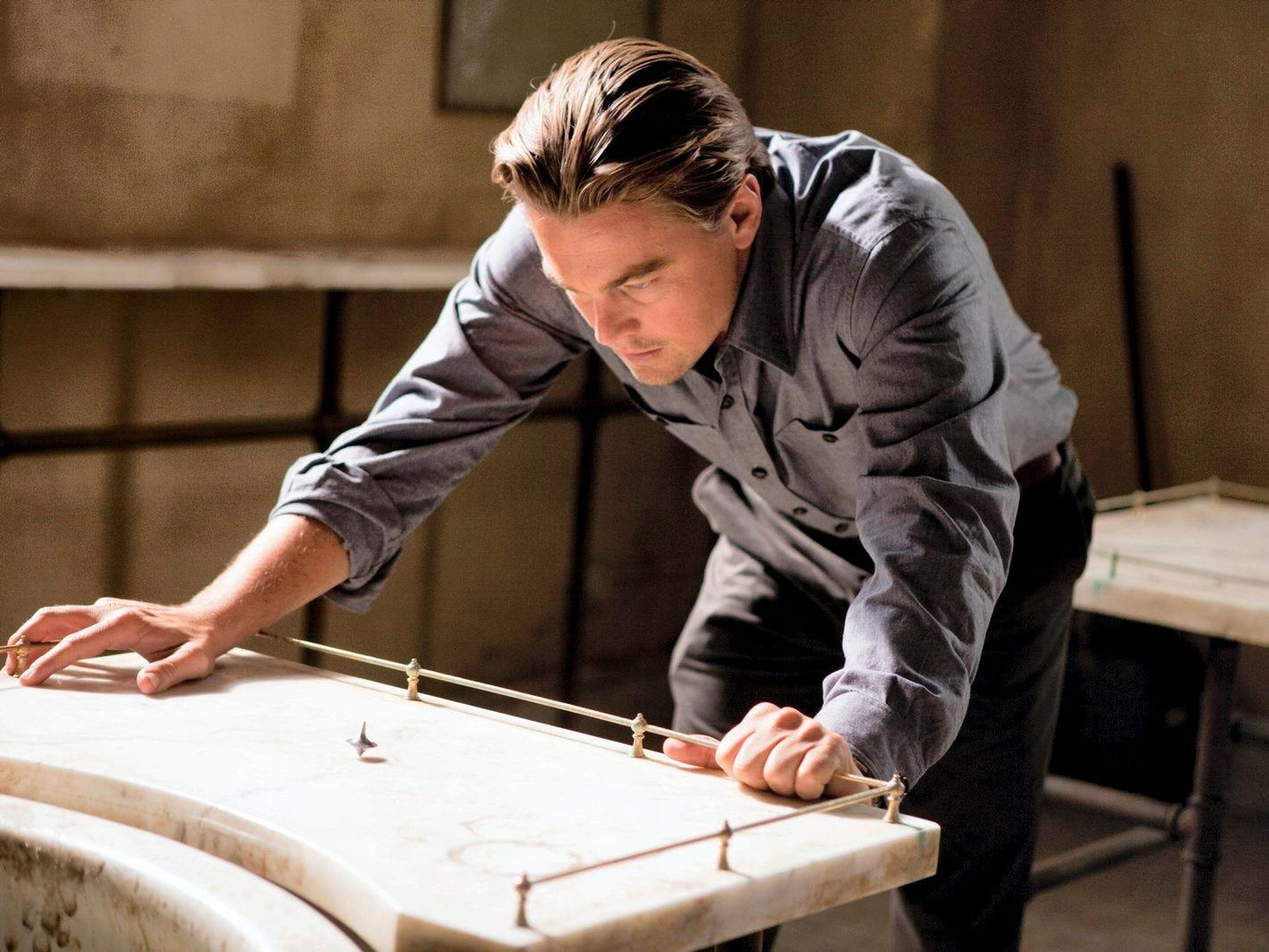 12. Leonardo DiCaprio as Dom Cobb in "Inception"