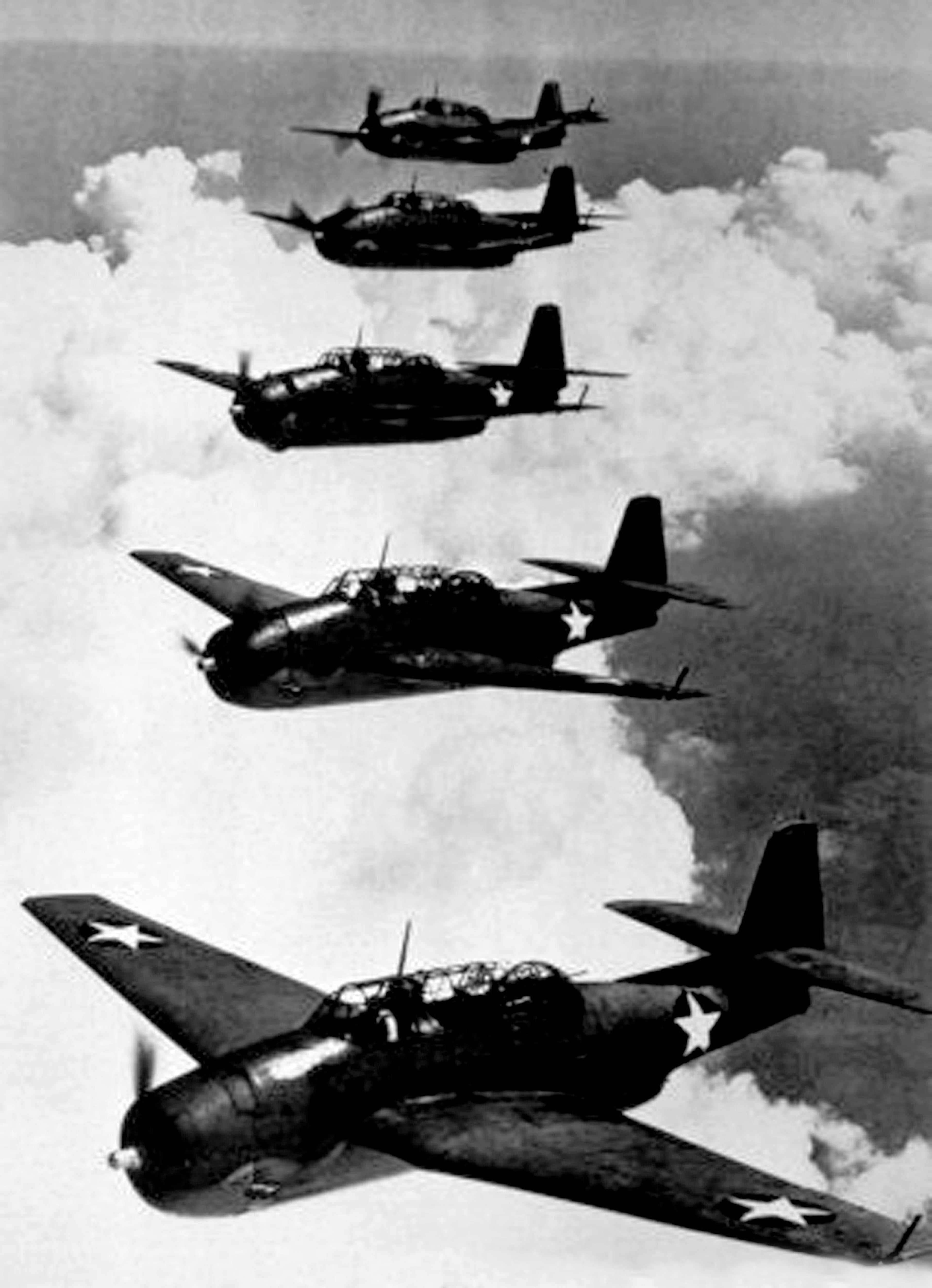 El modelo de aviones de la Armada estadounidense Avenger, torpederos-bombarderos que desaparecieron en el Triángulo de las Bermudas.