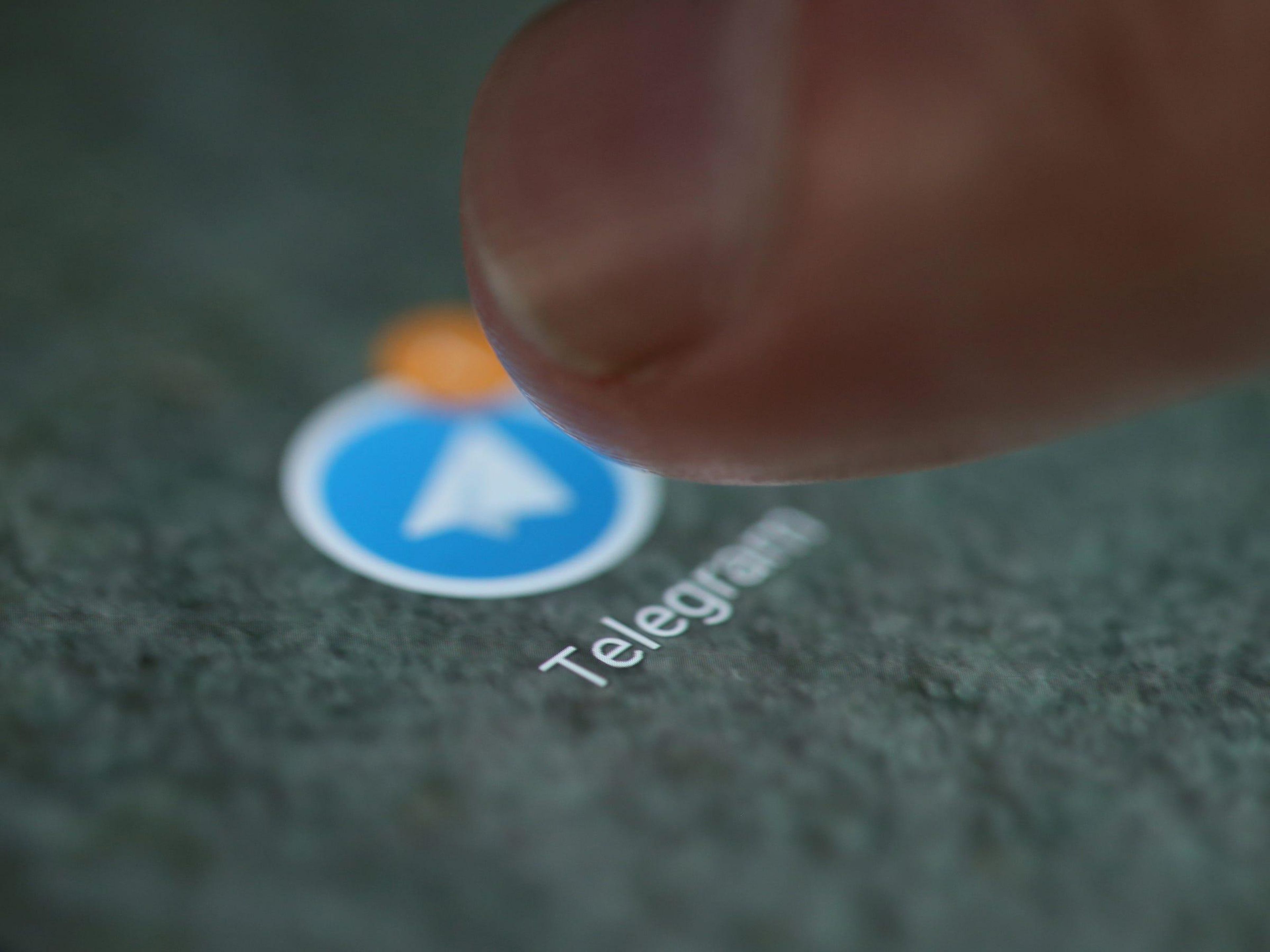 Logotipo de la aplicación Telegram.