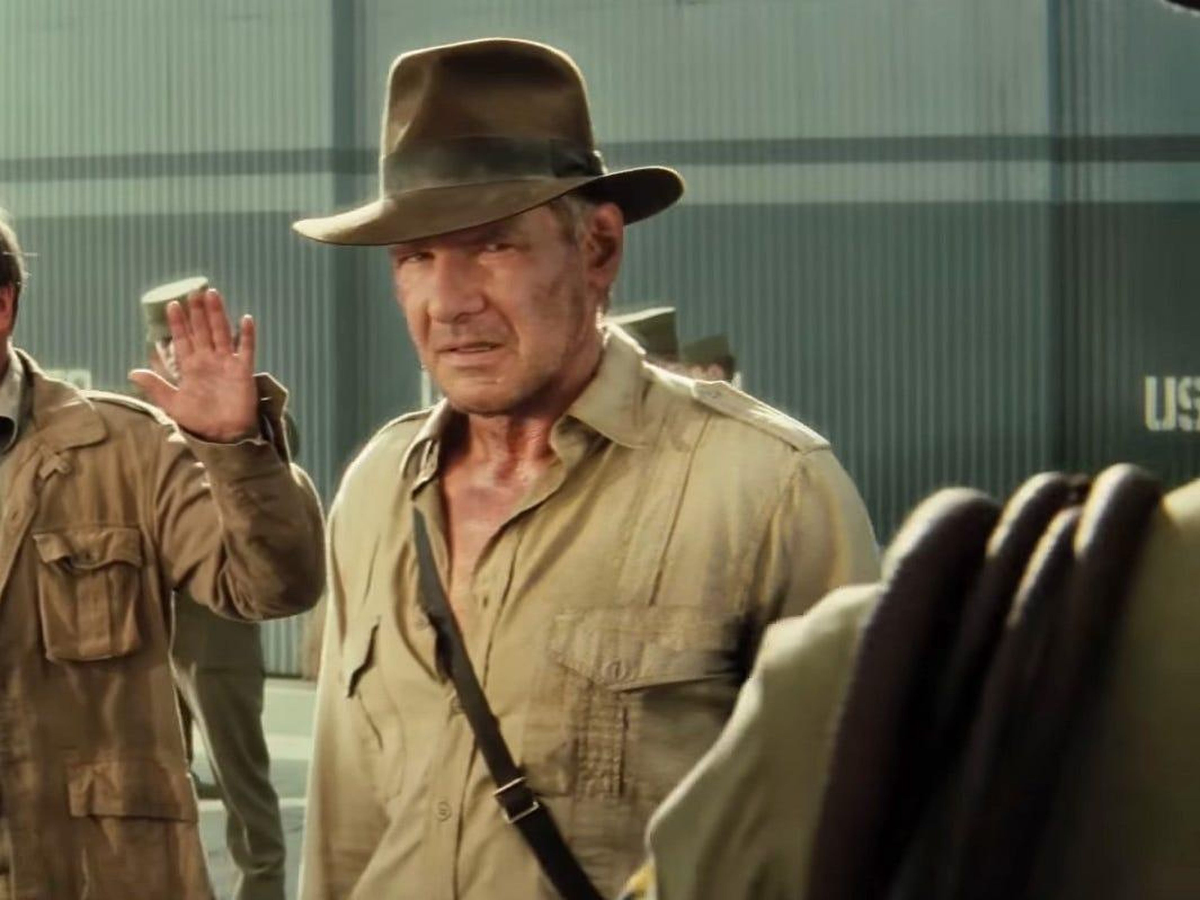 7. Harrison Ford as Indiana Jones in "Indiana Jones and the Kingdom of the Crystal Skull"
