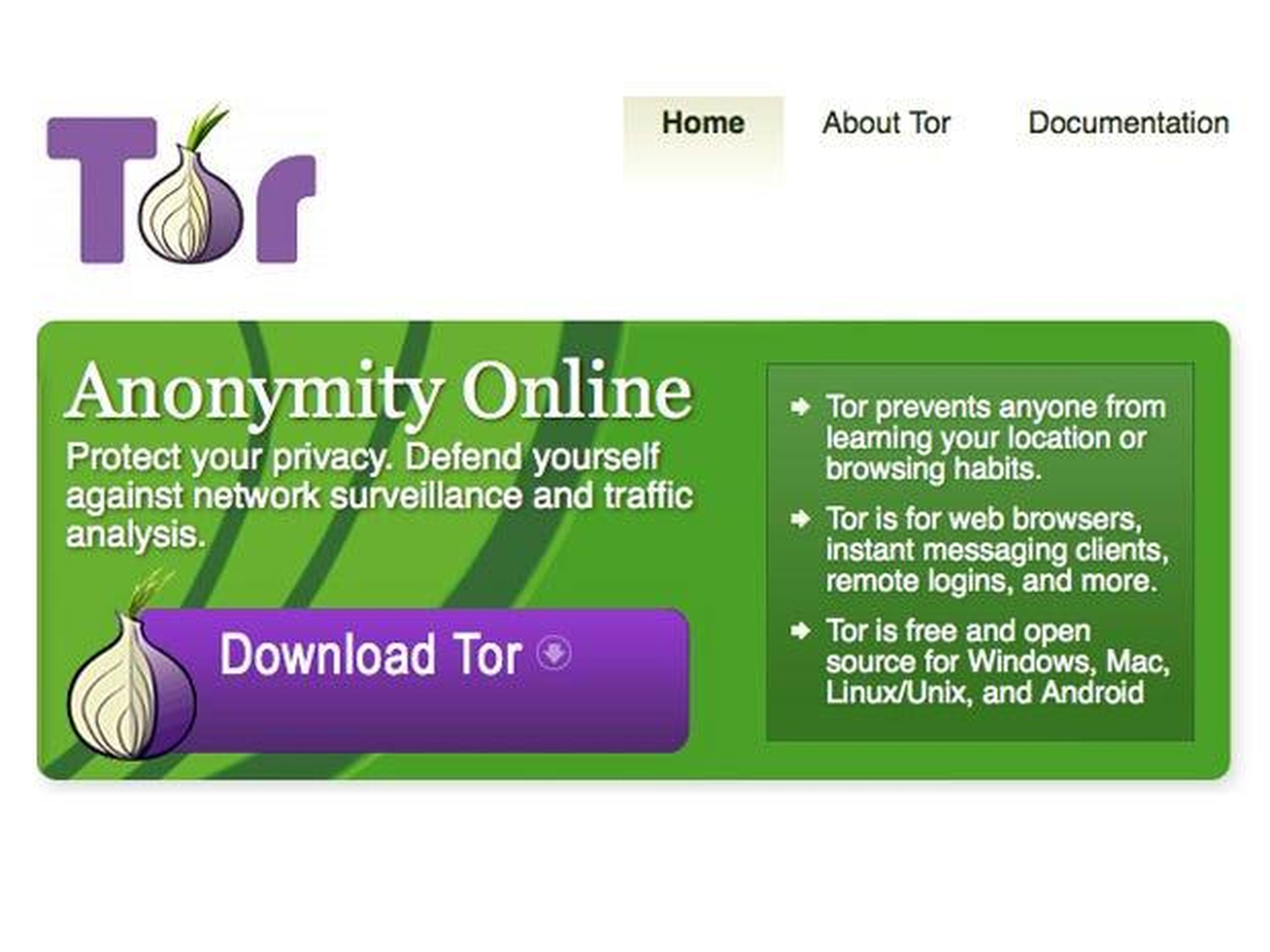 August 2004: The US Navy releases the code for Tor, also known as the onion router.