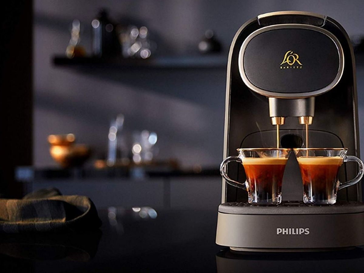 Así es la cafetera de cápsulas L'Or Barista, prepara café doble, es  compatible con Nespresso y su precio es de solo 179 euros