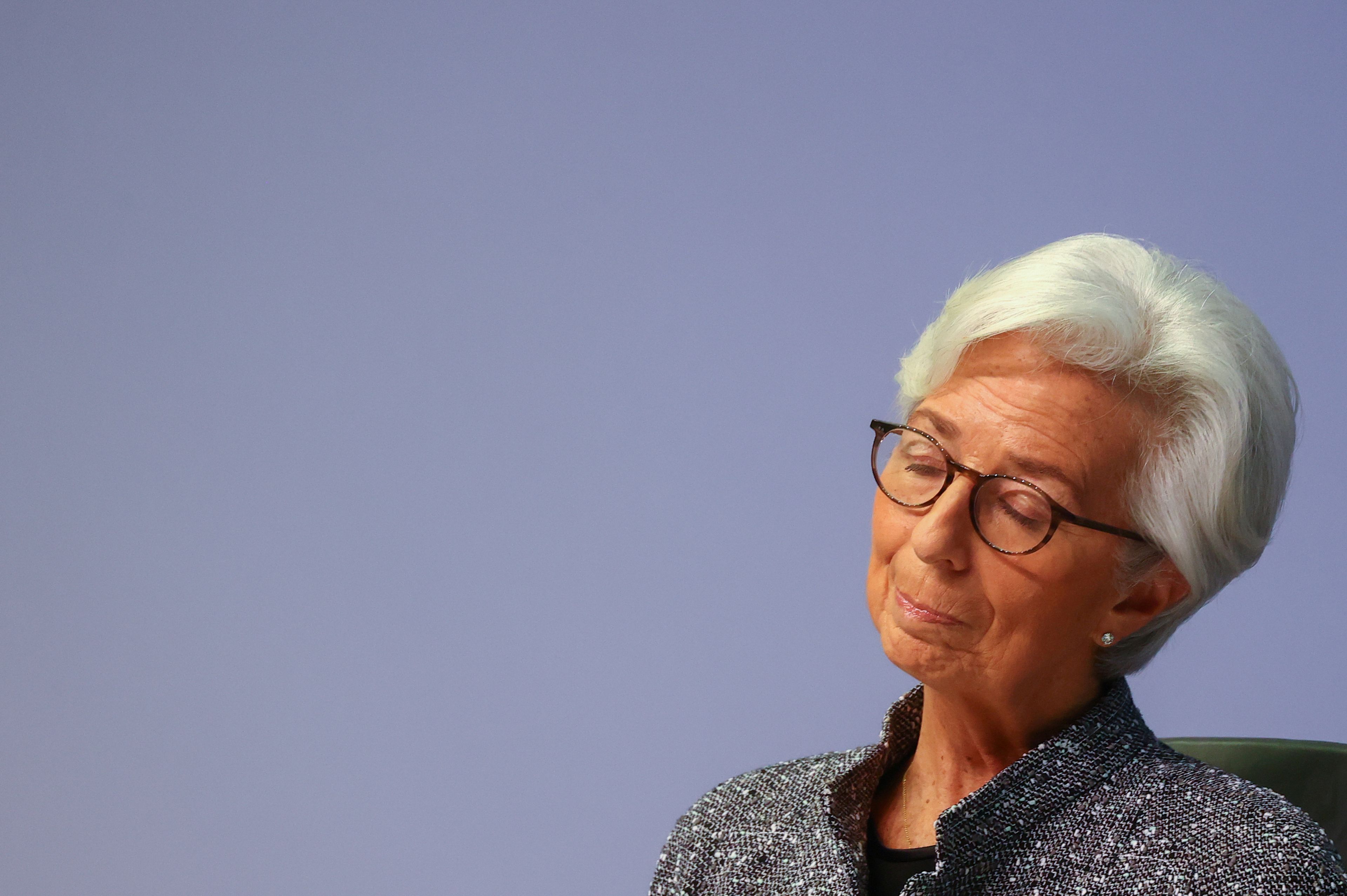 Christine Lagarde, directora del BCE.