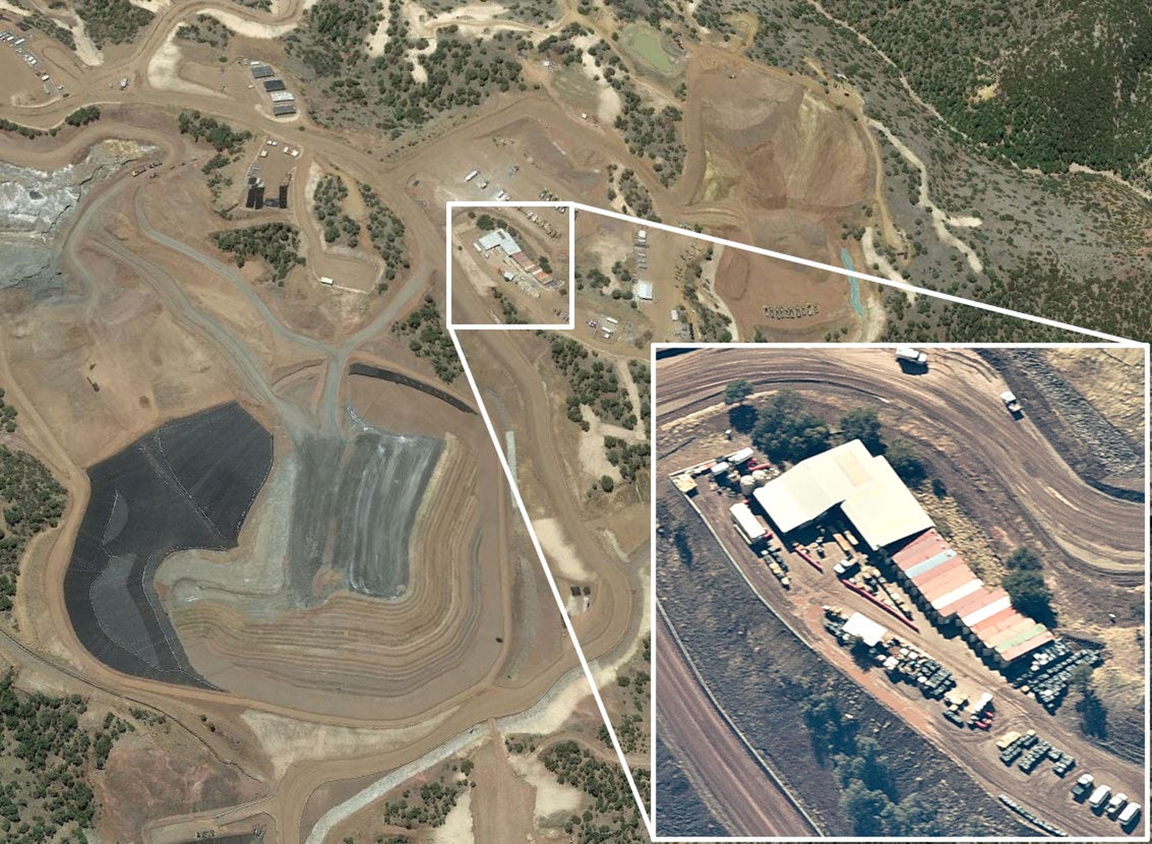 Comparativa entre una foto de satélite de Google Earth y una tomada por un Stratolliter de World View.