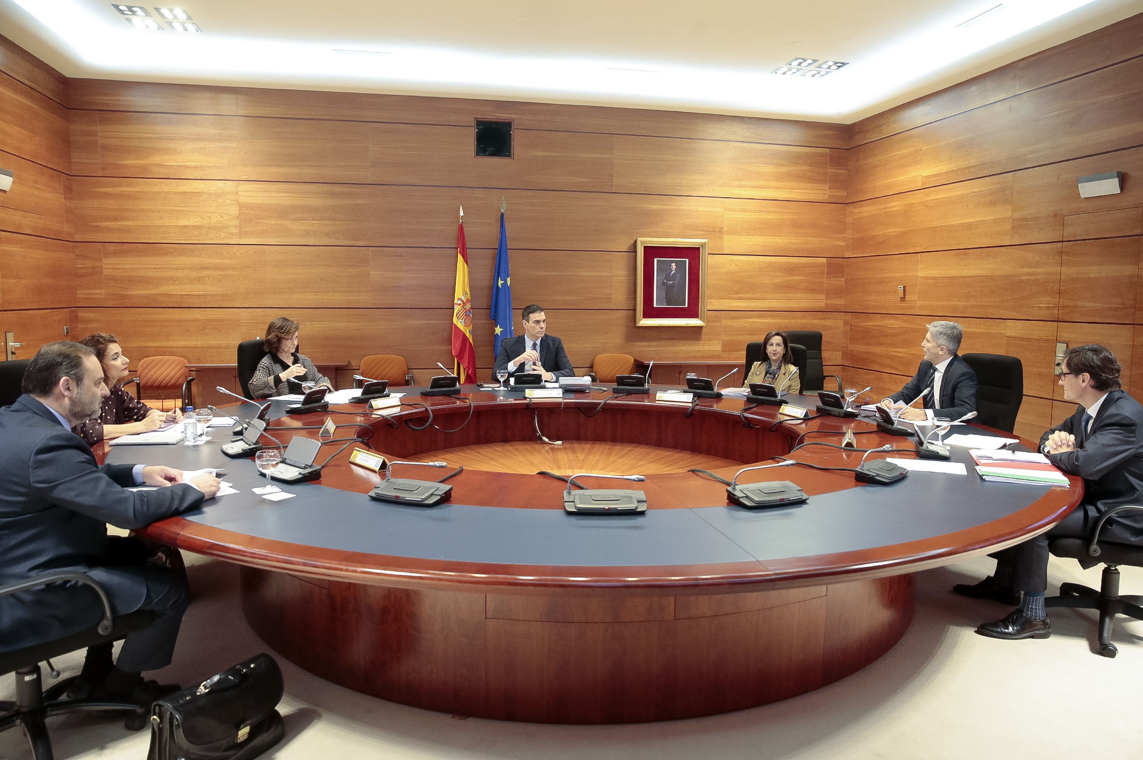 Consejo de Ministros telemático por el coronavirus.