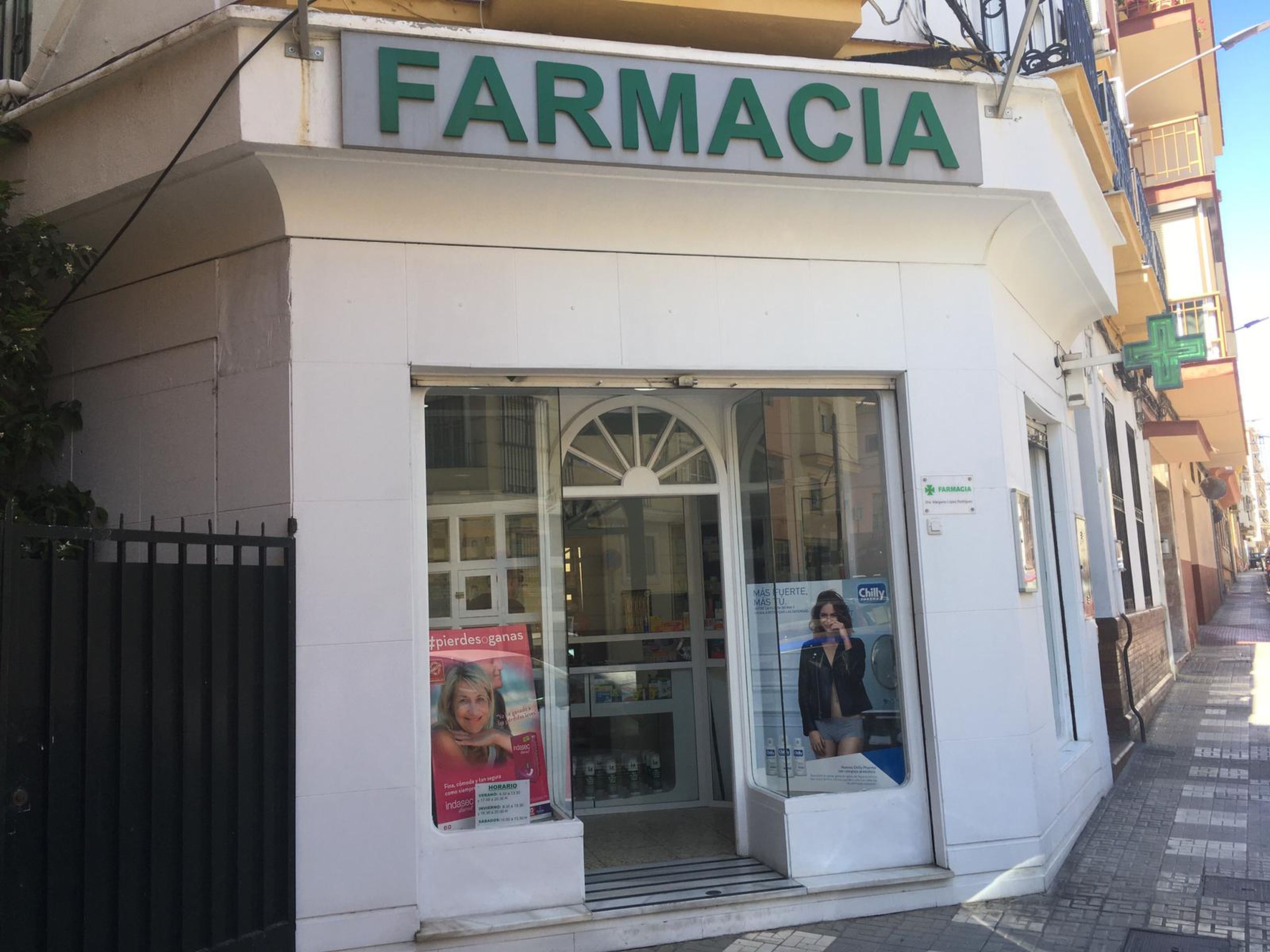 La farmacia de Marga, en Málaga.