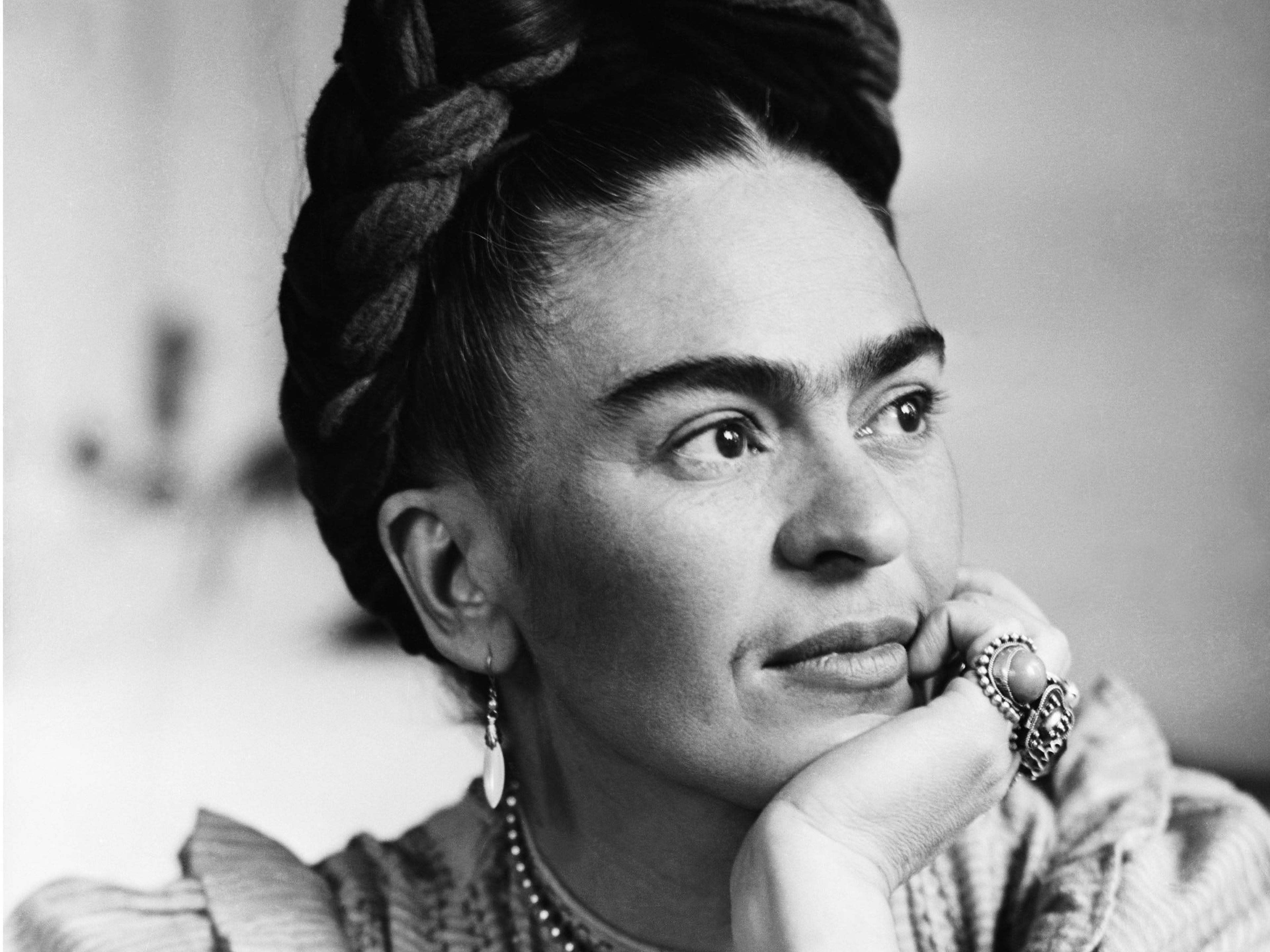 Un retrato de Frida Kahlo.