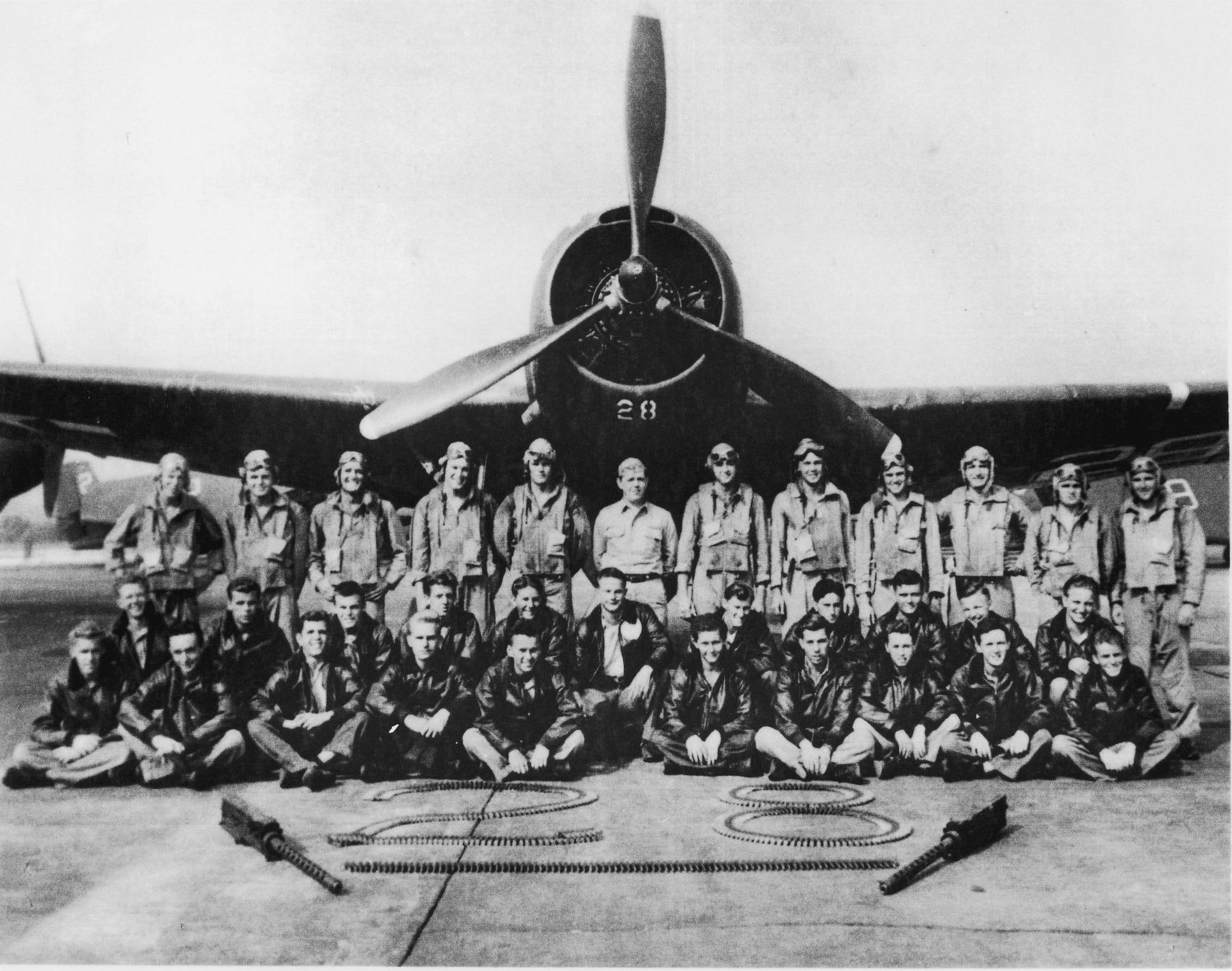 Retrato del legendario Escuadrón Perdido y del Vuelo 19 que supuestamente desapareció en el Triángulo de las Bermudas poco después de la Segunda Guerra Mundial.
