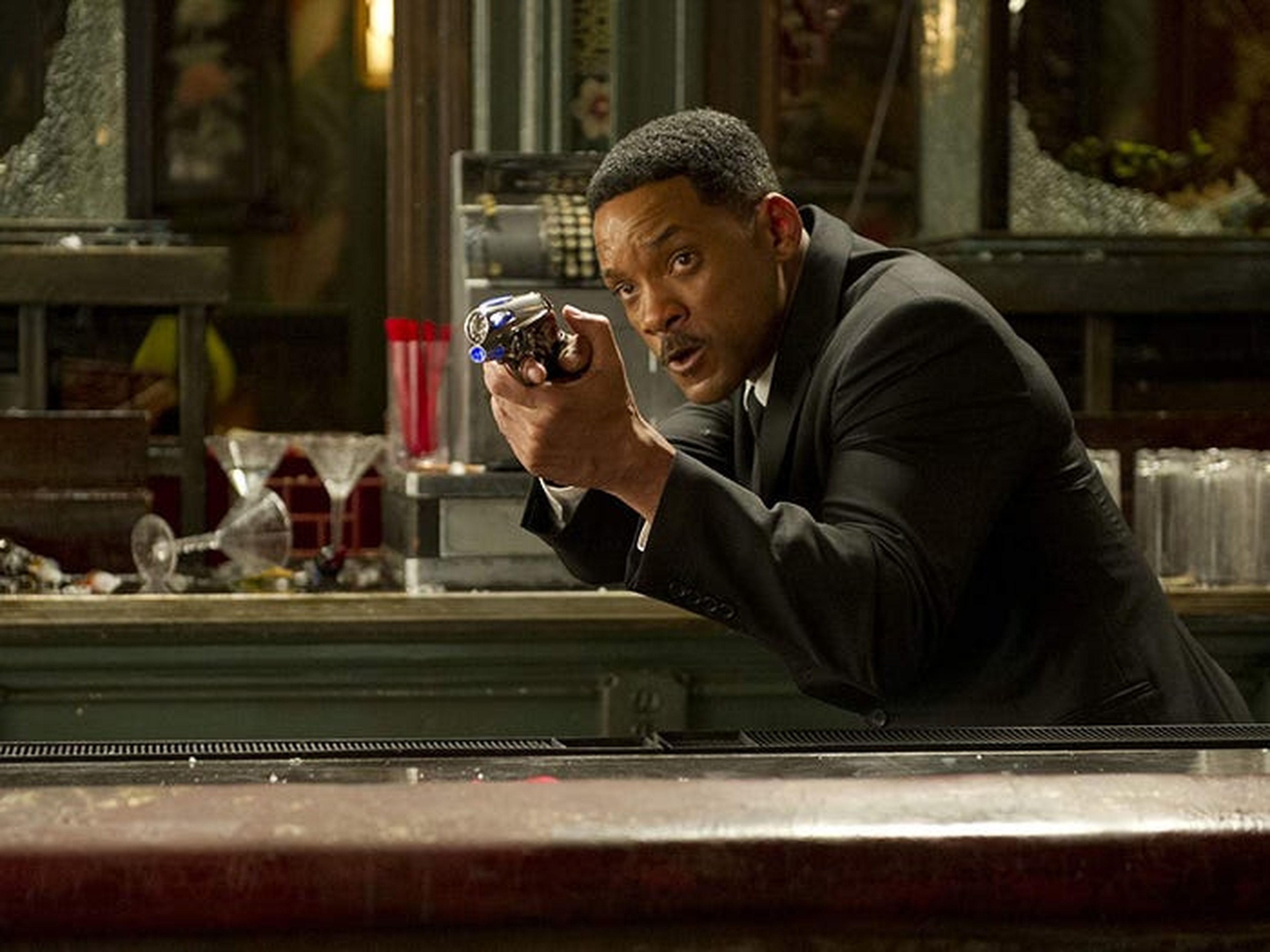 Will Smith como el agent J en 'Men in Black 3'.