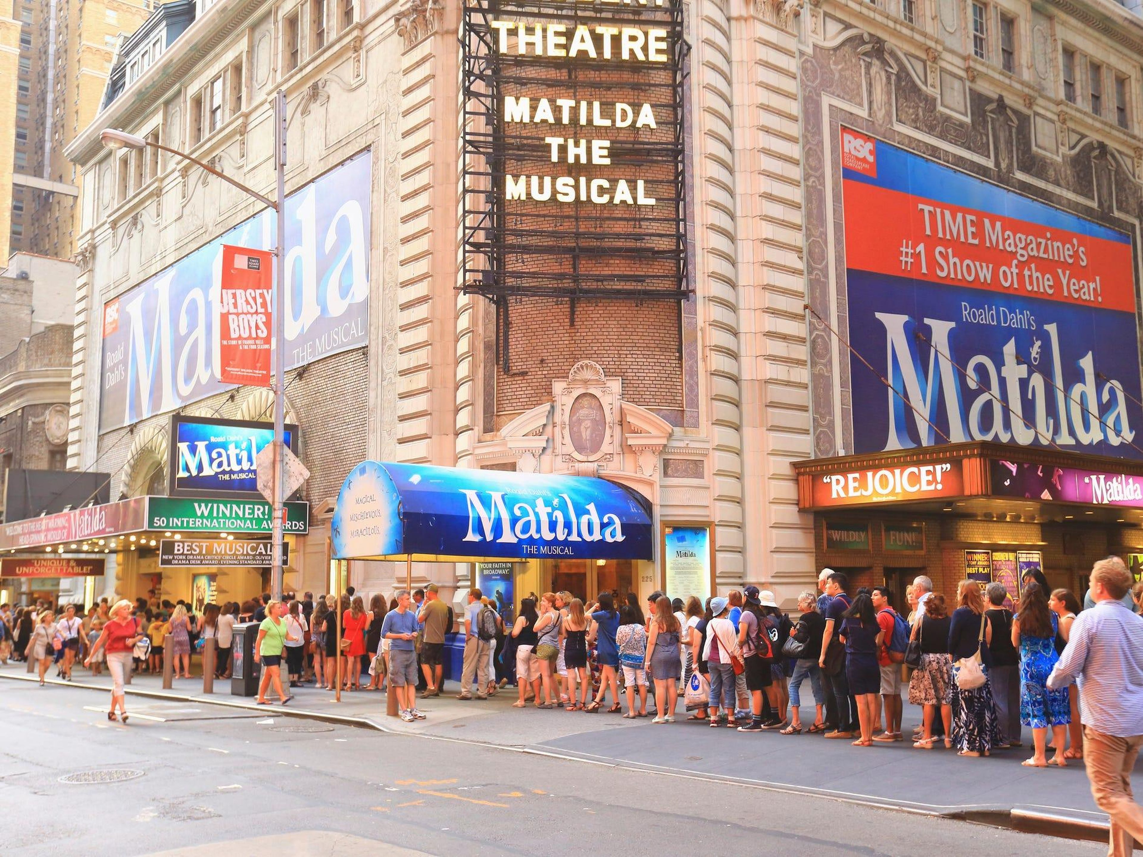 BEFORE: For most visitors (and many locals) no trip to New York is complete without catching a Broadway show.