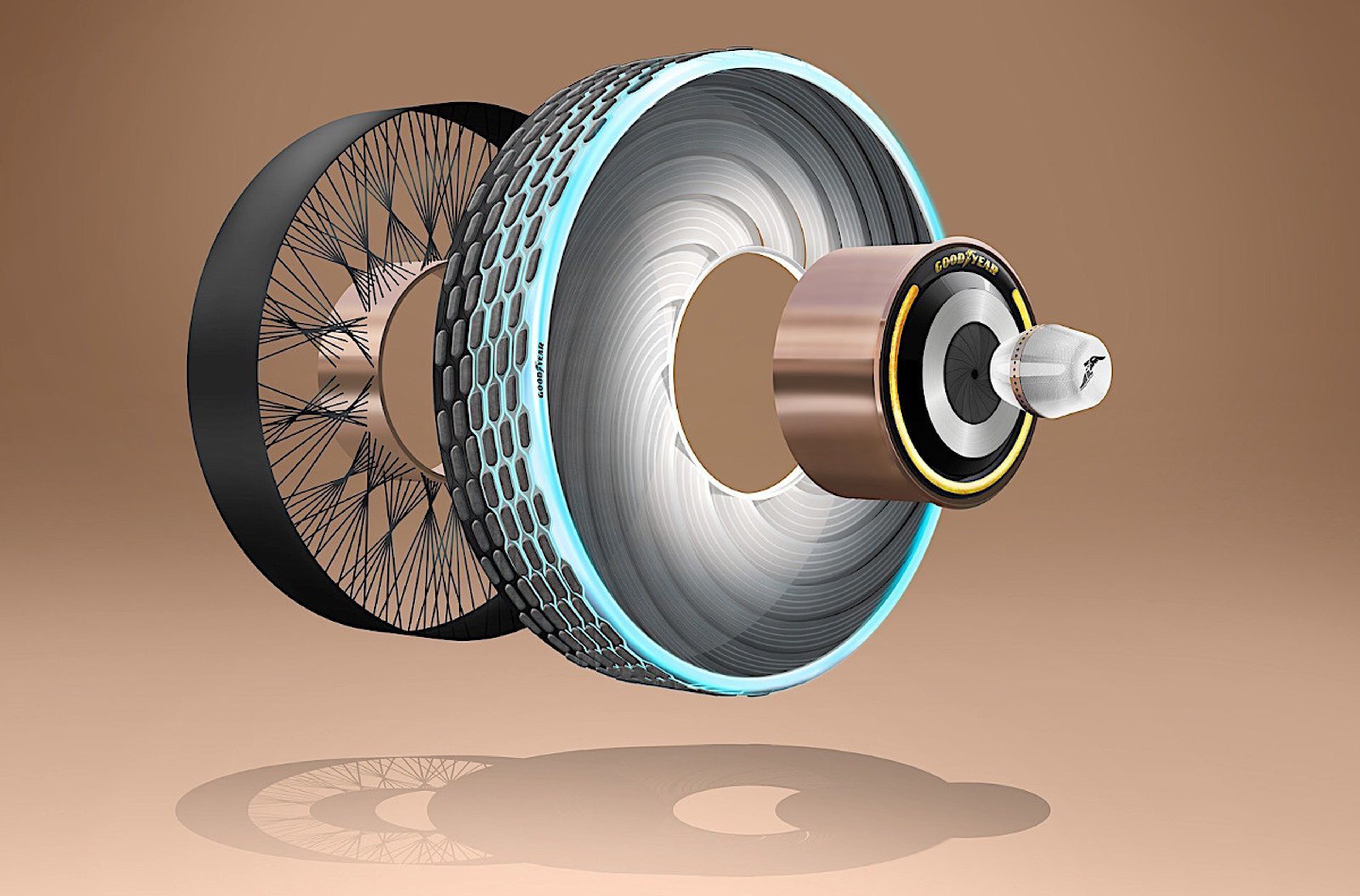 Neumáticos inteligentes que se autorregeneran