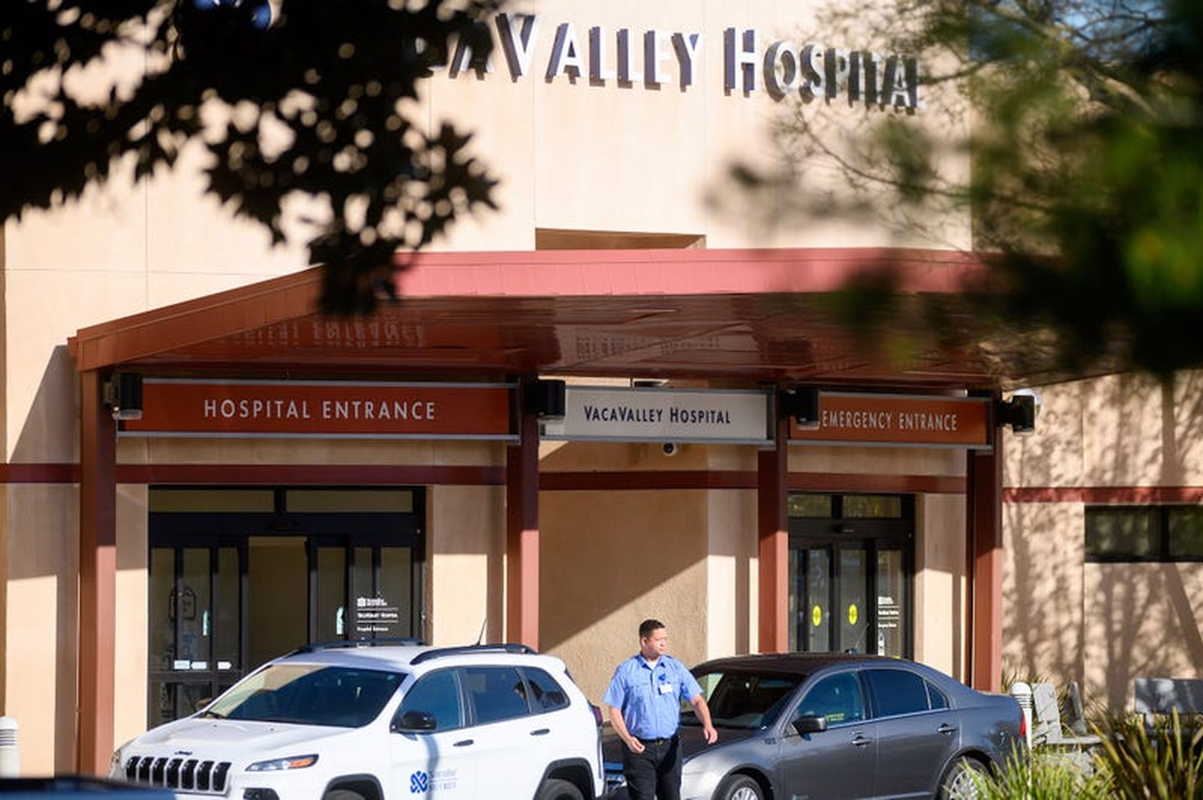 NorthBay VacaValley Hospital, donde una mujer diagnosticada con el coronavirus buscó tratamiento antes.