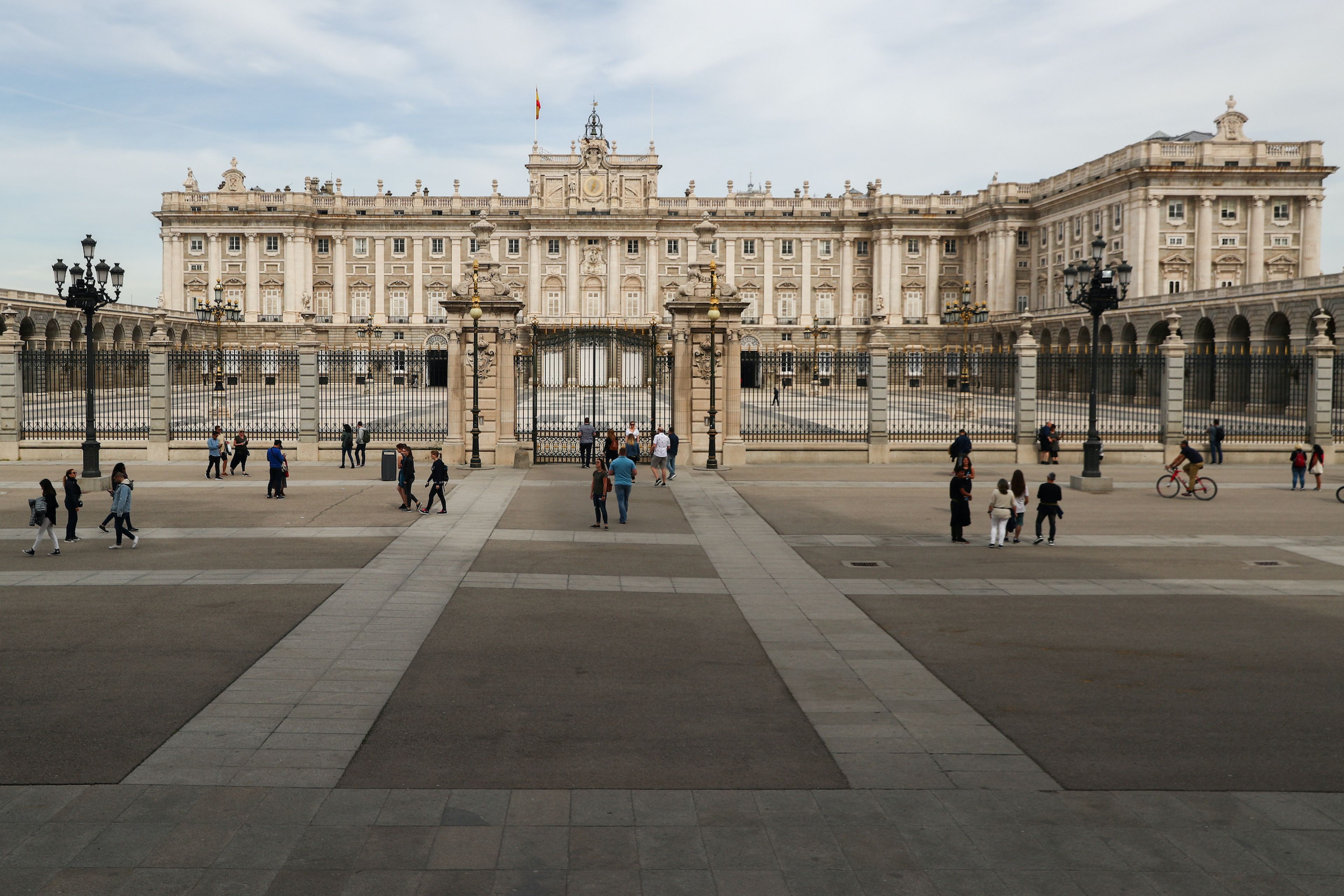 Primer día de estado de alarma: Palacio Real