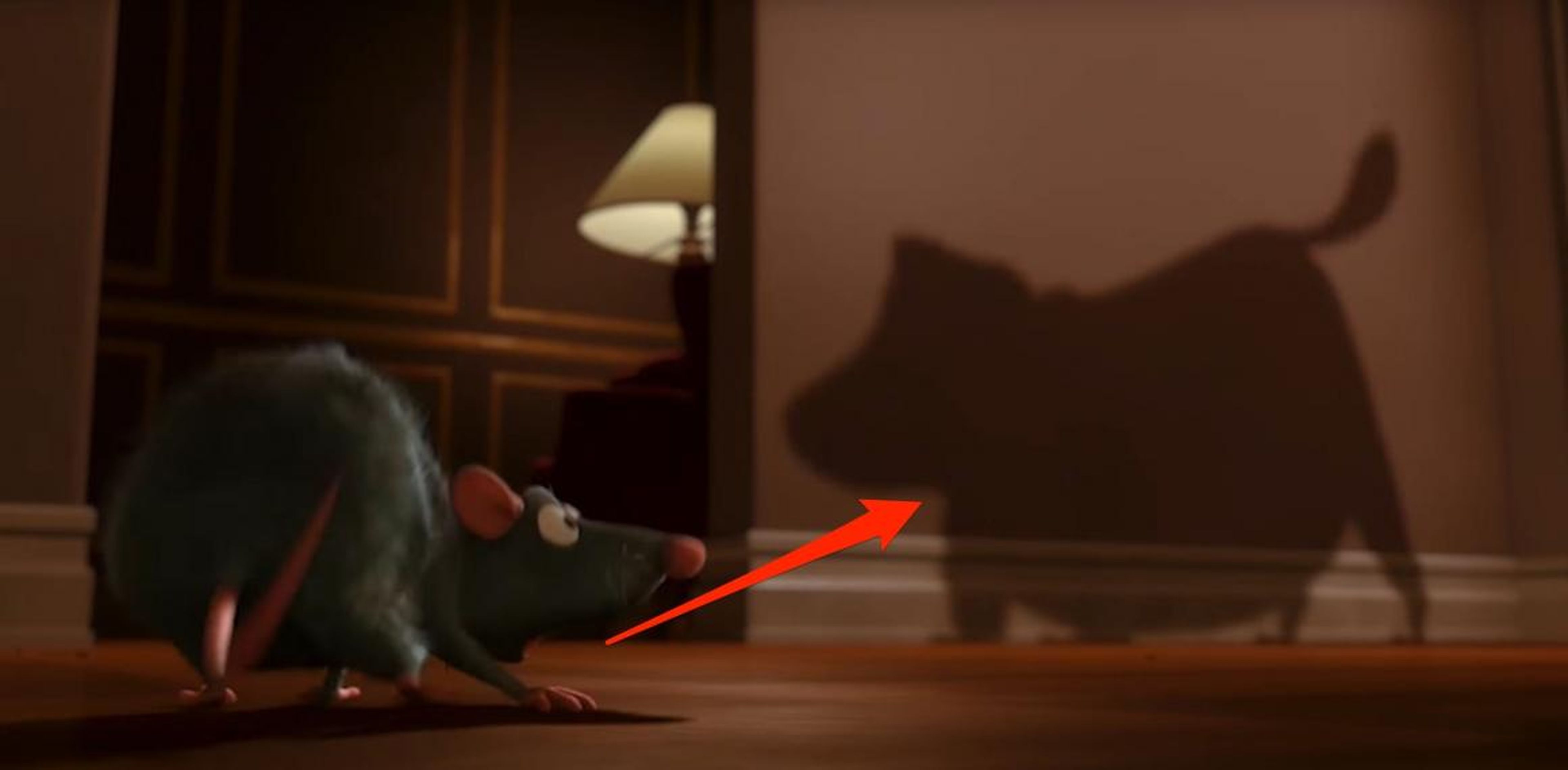 Cuando vuelves a ver "Ratatouille", sabes exactamente quién es este perro.