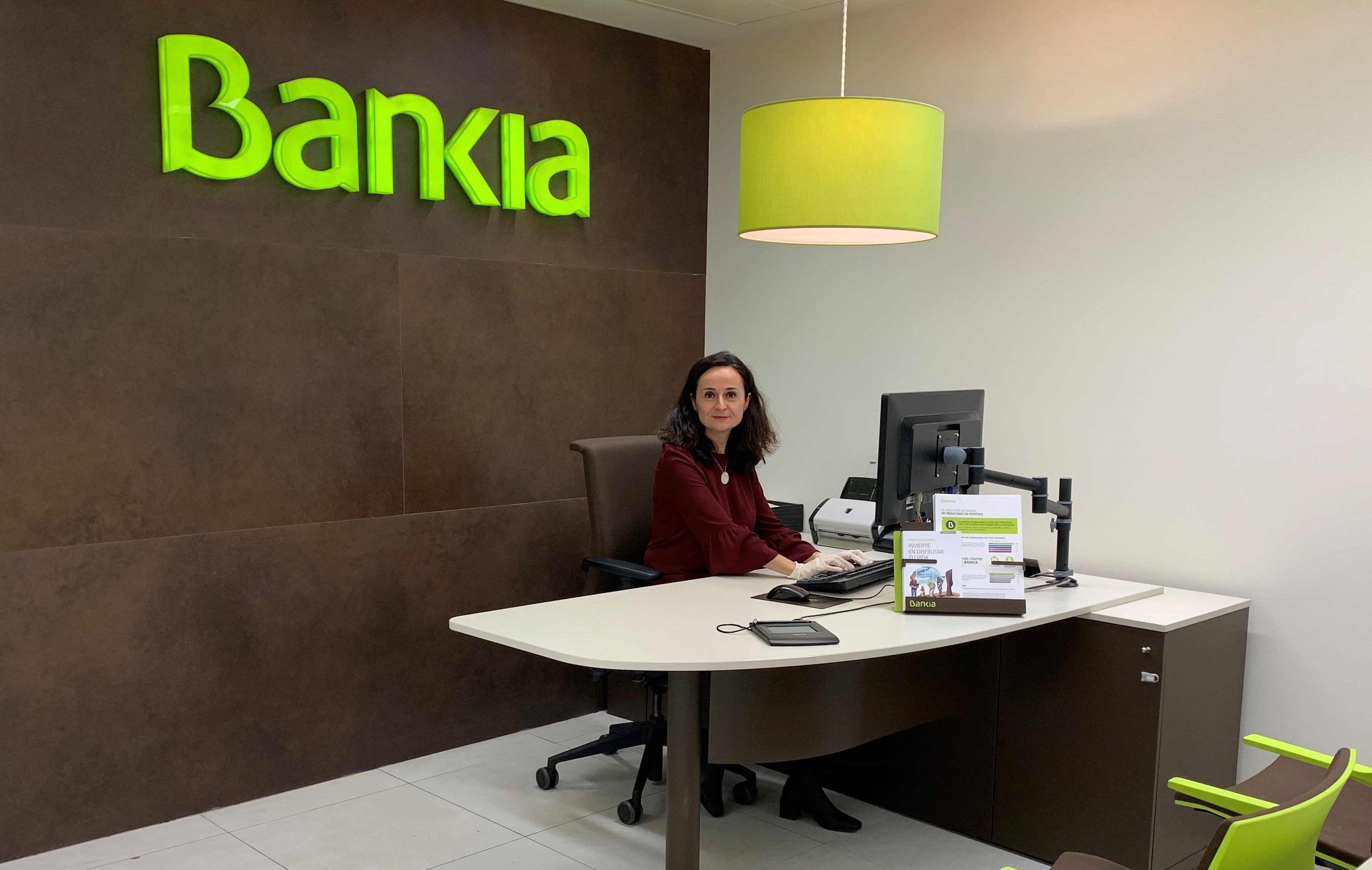 Sonia Hidalgo, directora de oficina de Bankia.
