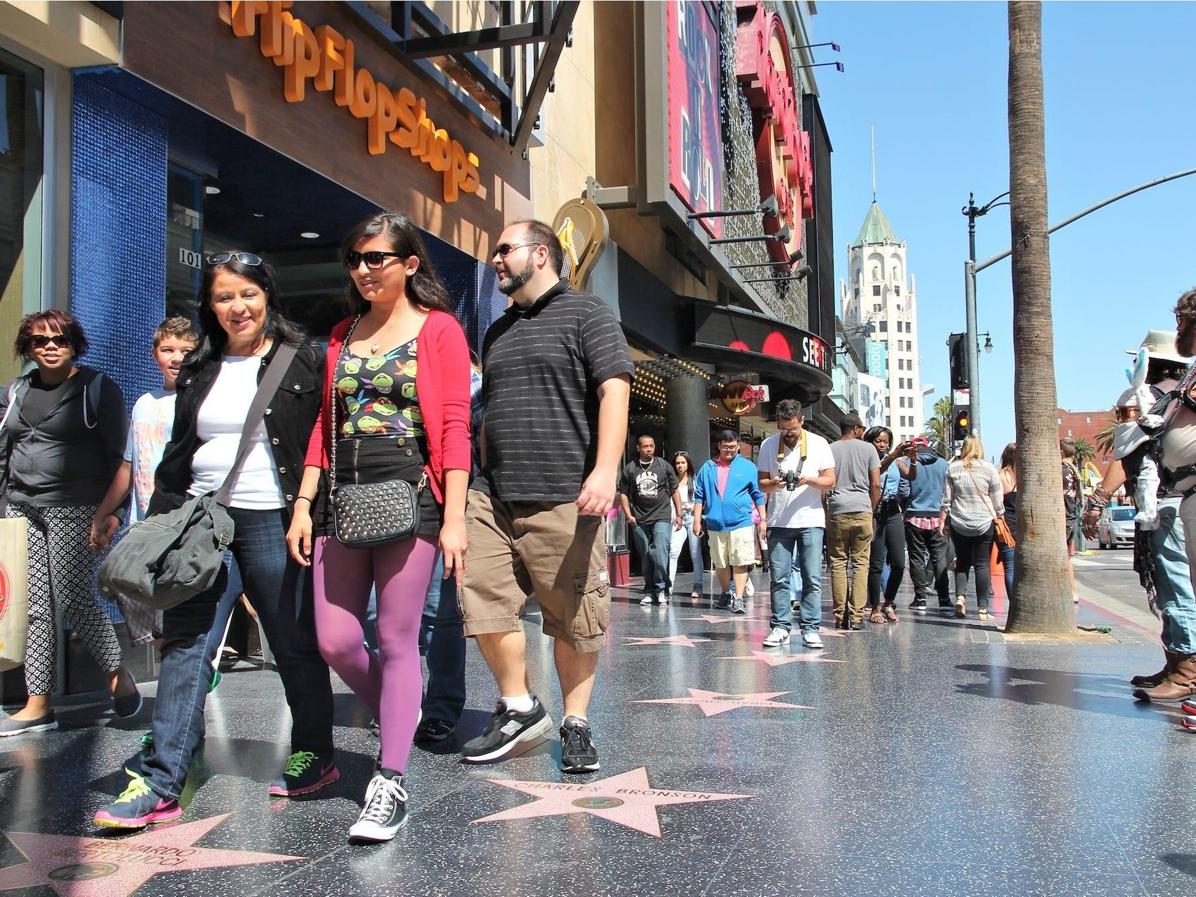BEFORE: When in Los Angeles, the Hollywood Walk of Fame is a must-visit.