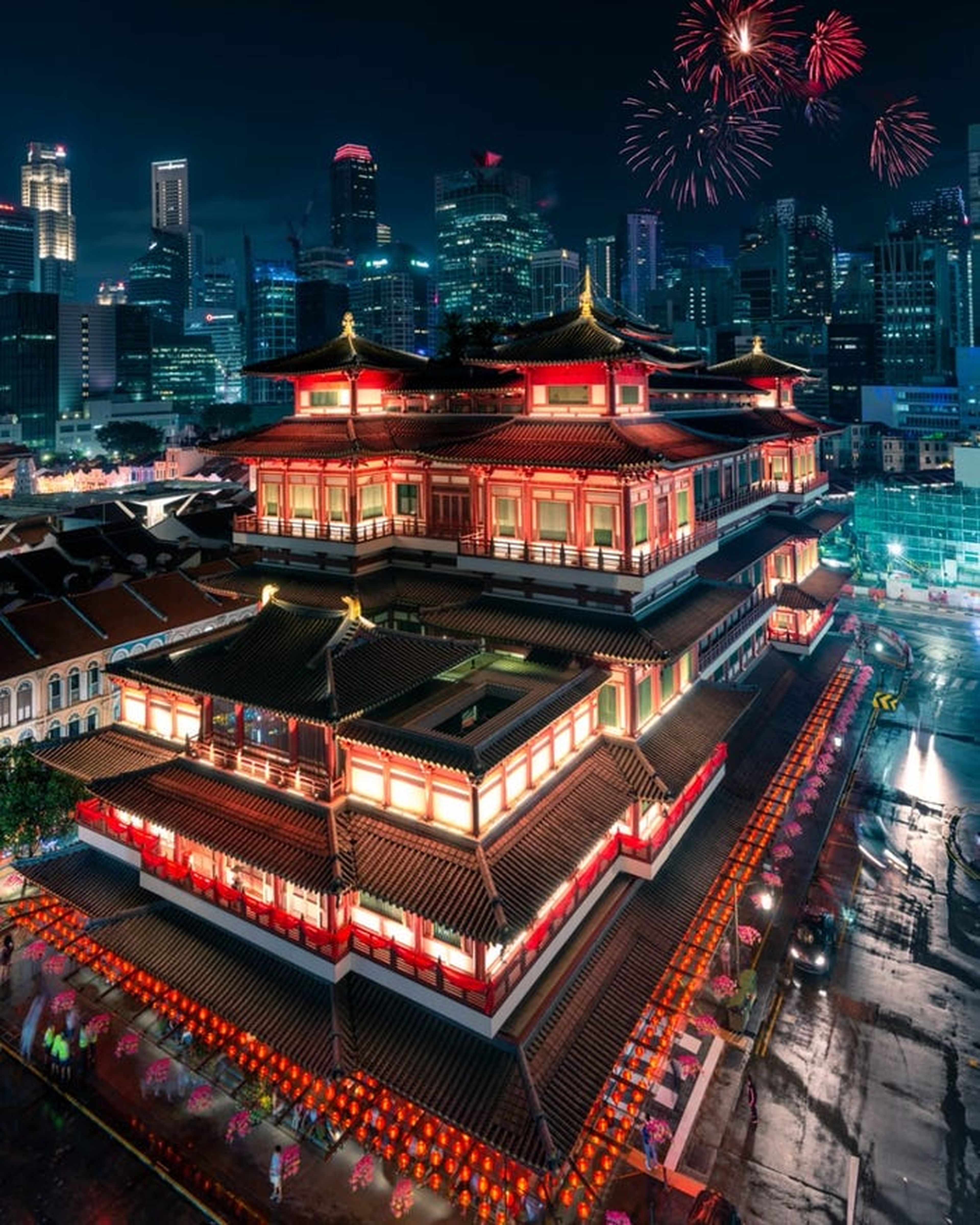 'Año nuevo chino en Singapur' por Ghislain Fave