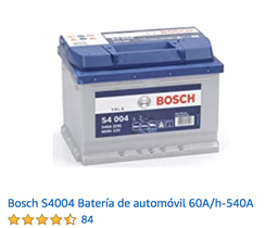 Batería para el coche de Bosch