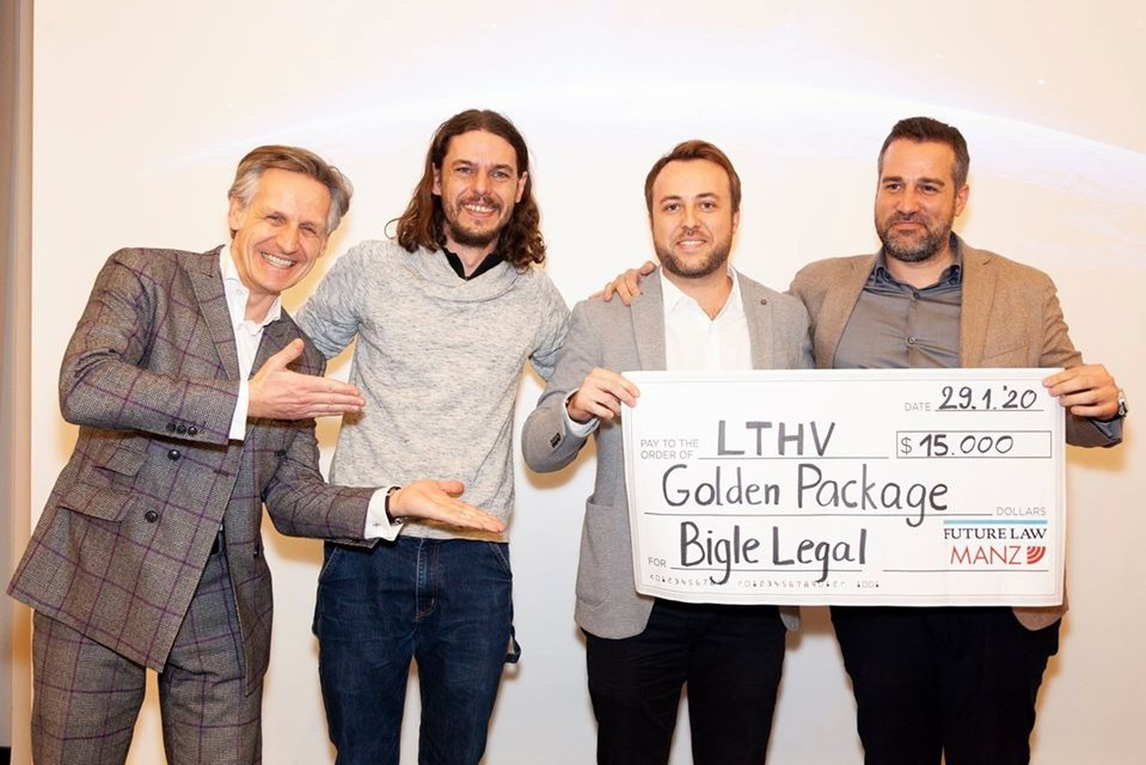 Bigle Legal gana el primer premio en el Legal Tech Hub de Vienna.