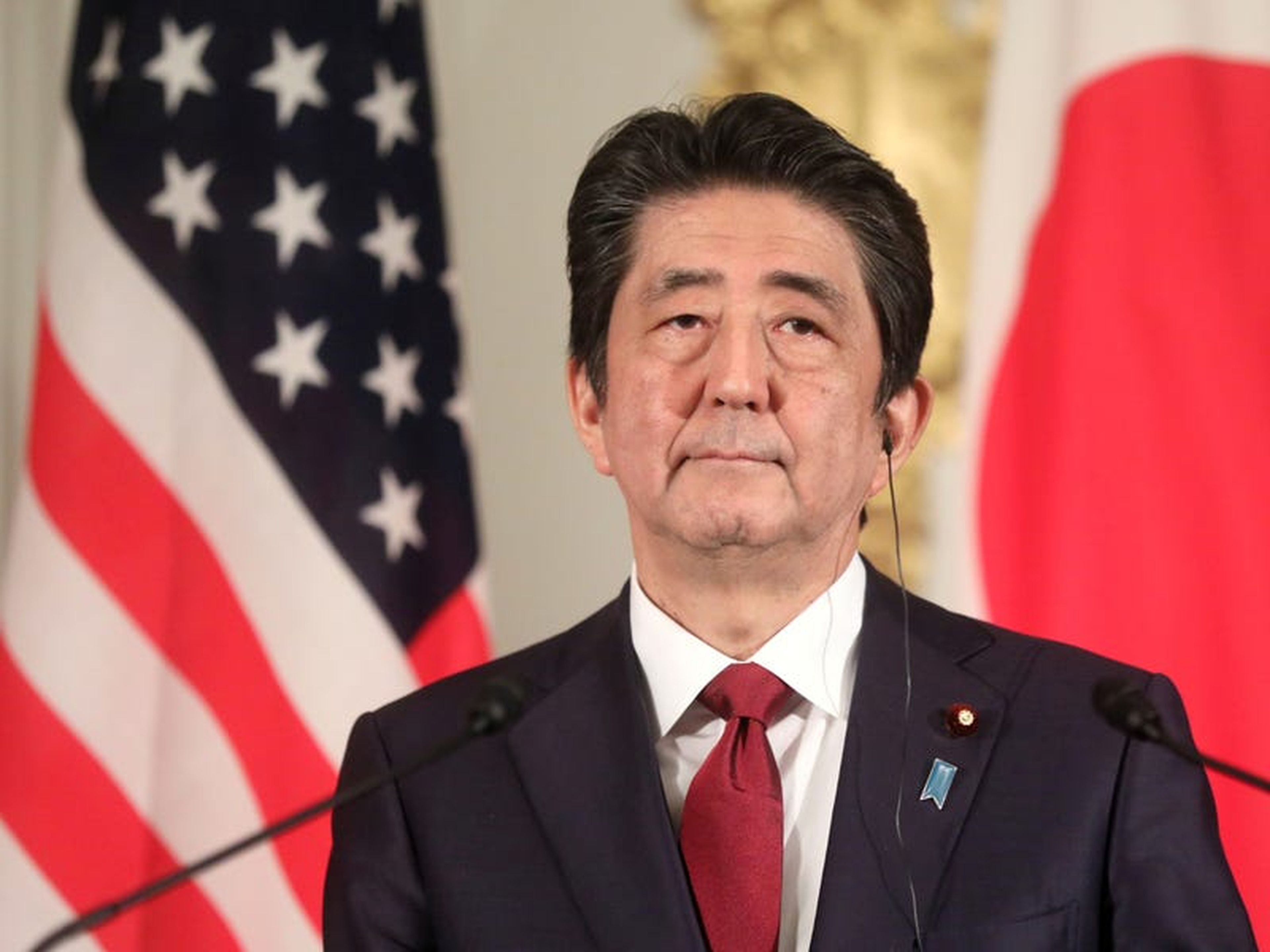 Shinzo Abe, Primer Ministro japonés.