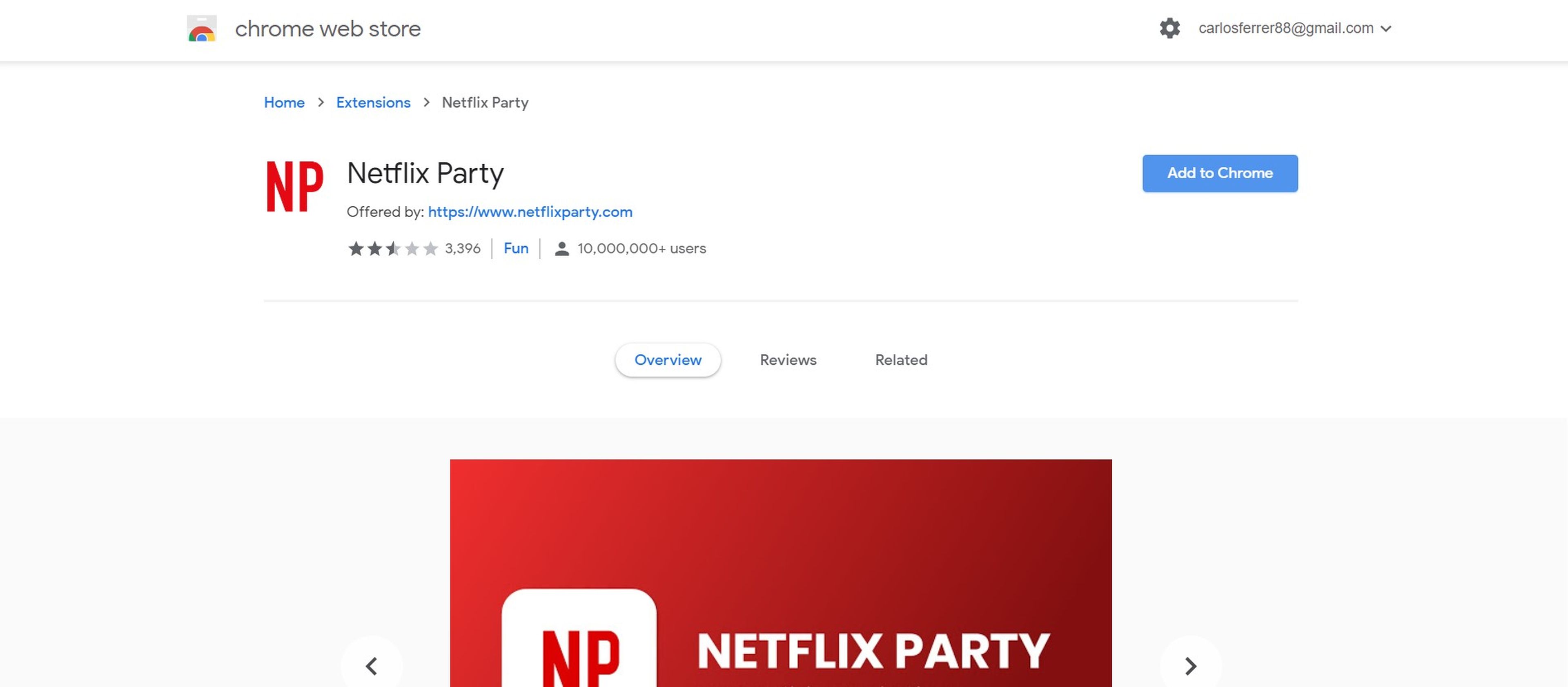 Cómo usar la extensión Netflix Party, paso a paso